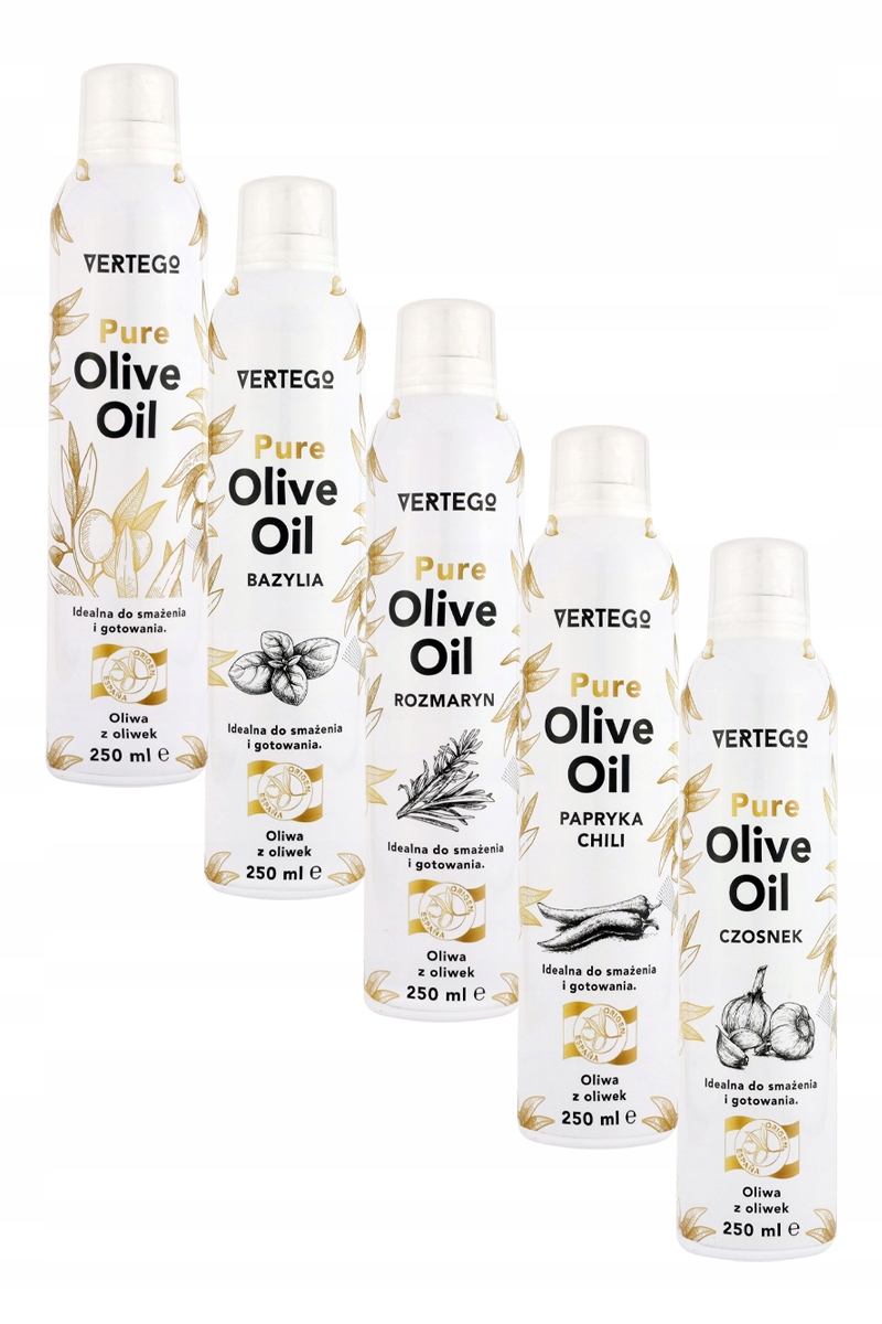 Wysokiej jakości Oliwa z oliwek Pure 4 oliwy smakowe Vertego