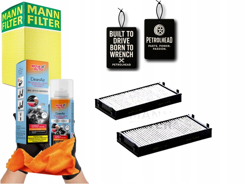 Kabinový Filtr Bmw X5 X6 3,5 4,0 4,8 5,0 08- S Aktivním #Petrolhead Pro+ Kit9