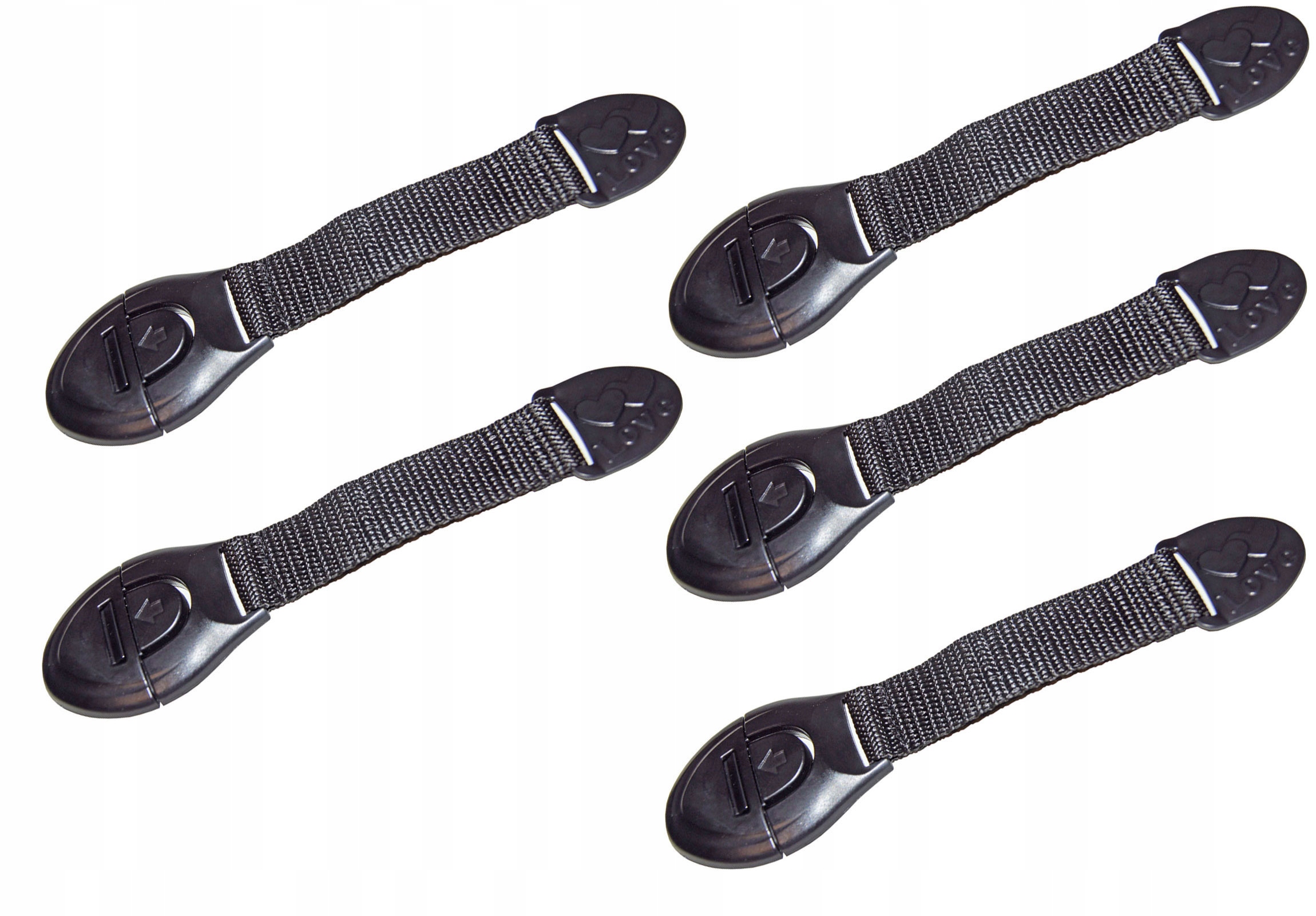 ZABEZPIECZENIE SZAFEK BLOKADA DRZWI LODÓWKI czarne