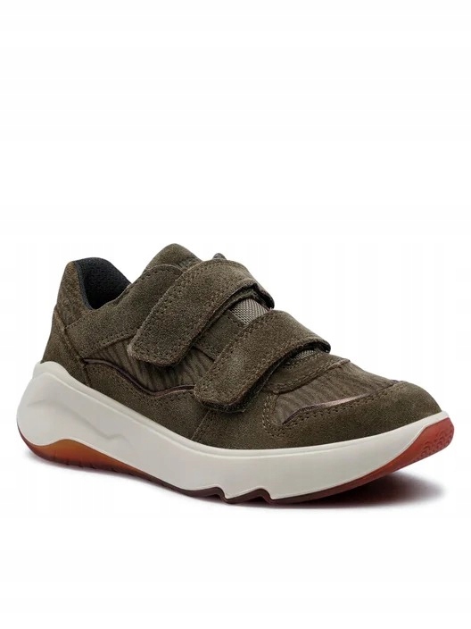 Superfit Sportowe Buty Na Rzepy Zamszowe W Kolorze Khaki 29 J0B