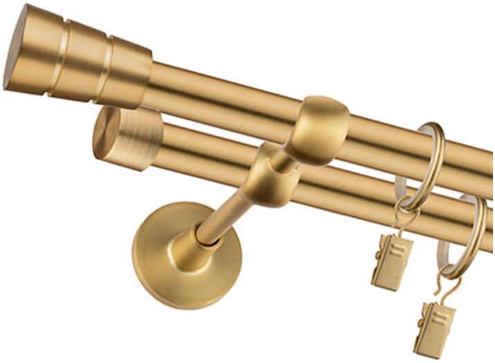 

Karnisz Podwójny Mosiądz 19mm 320cm Różne