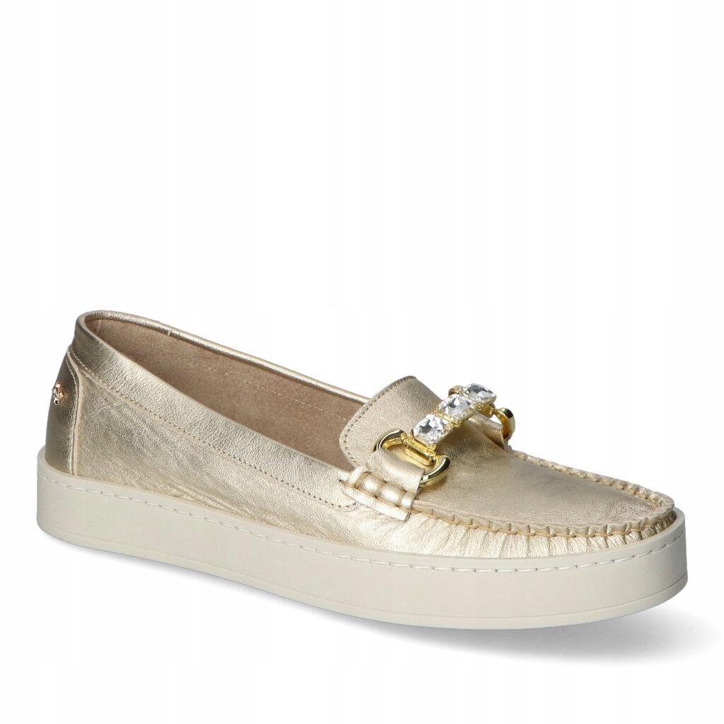 Mokasíny Karino 5081/074-P Zlaté lico 36