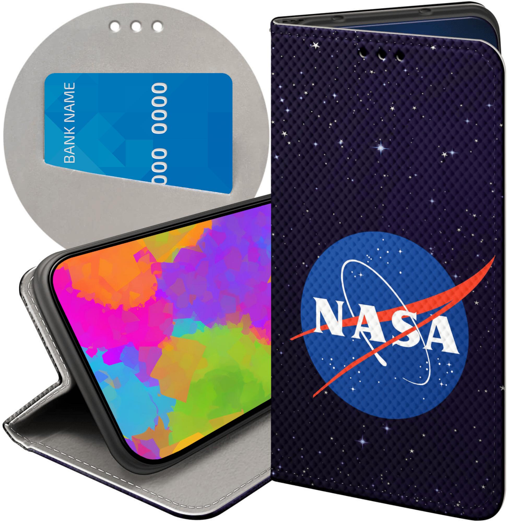 Etui Z Klapką Do Oppo RENO12 5G Nasa Kosmos Astronomia Gwiazdy Case