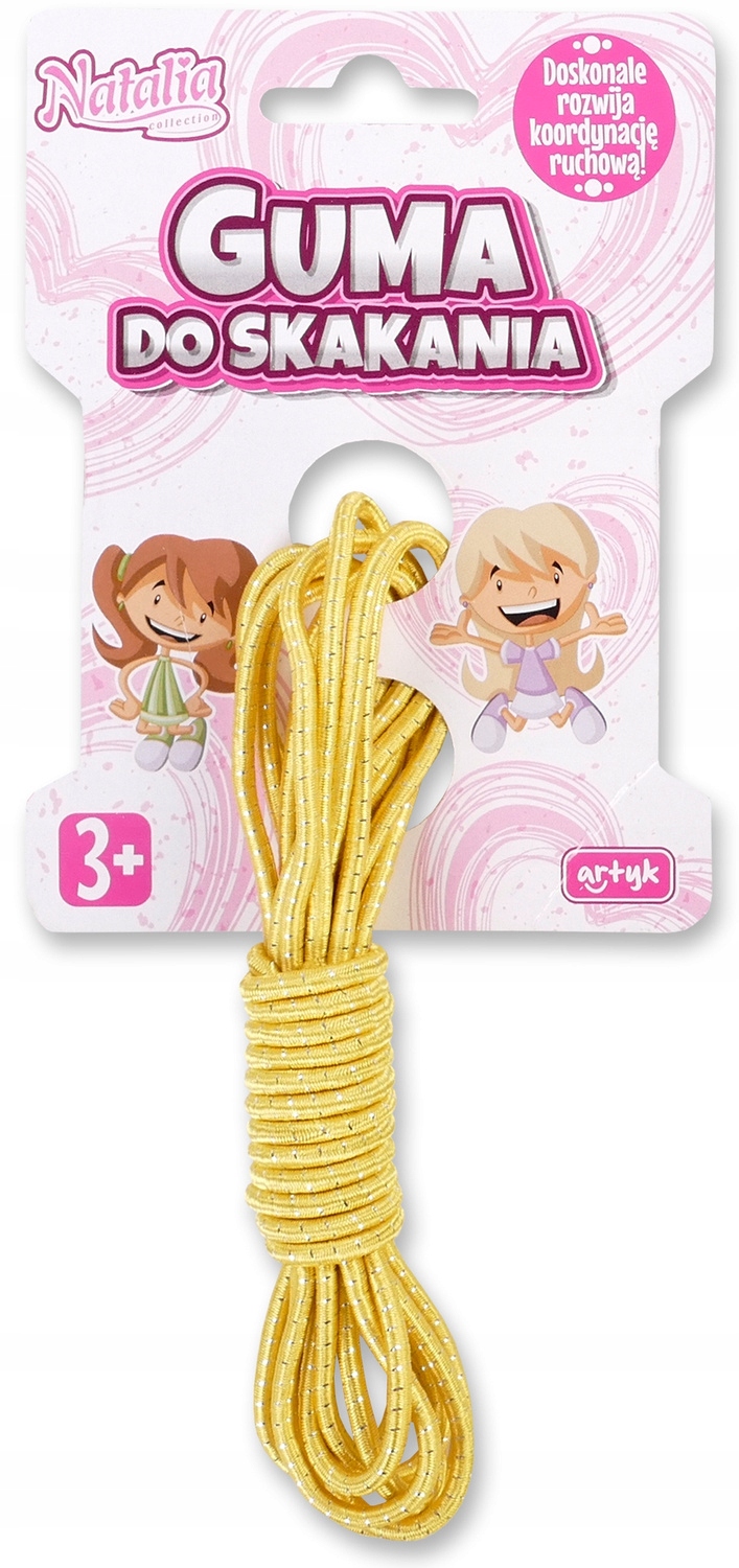 GUMA DO SKAKANIA NATALIA PASTELOWA 3m WYBÓR KOLORU Rodzaj z tworzywa sztucznego