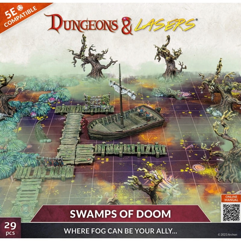 Dungeons & Lasers - SWAMPS OF DOOM Materiał tworzywo sztuczne
