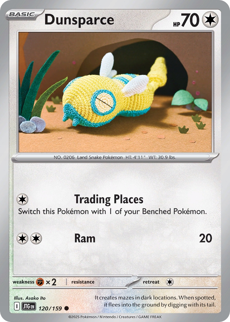 Dunsparce |120/159|JTG|Journey Together| Reverse Holo
