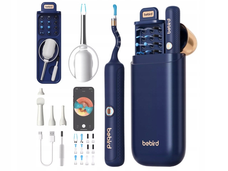 Otoskop do uszu z kamerą Bebird Earvision Plus I35R