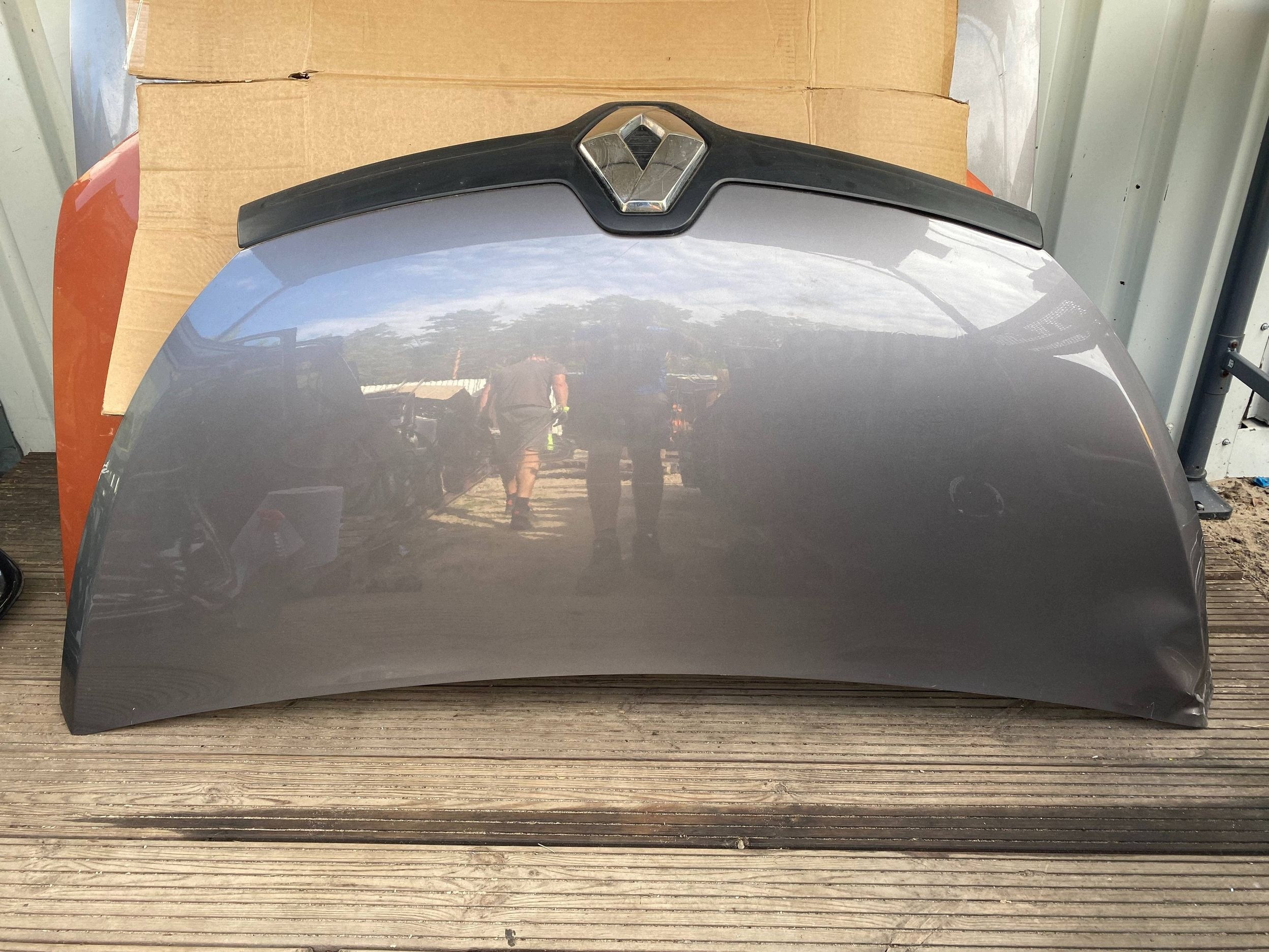 RENAULT TRAFIC III complete bonnet cover front TEKNG KNG grey