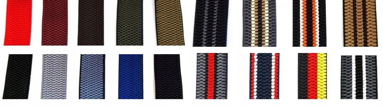 Szelki kibica męskie do spodni biało czerwone 6S Model Szelki 6s