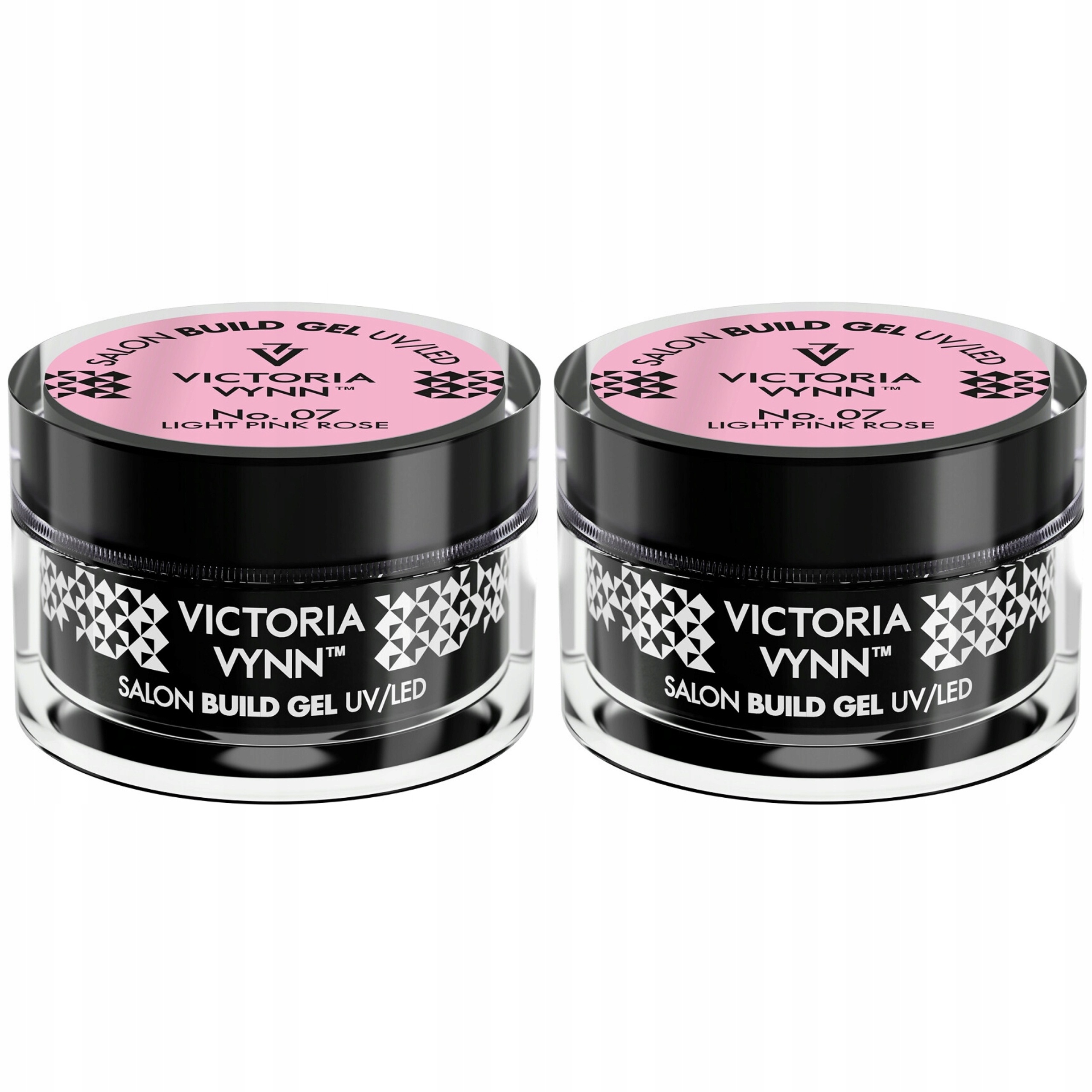 2 x Stavební Gel 07 Light Pink Rose Build Gel Victoria Vynn