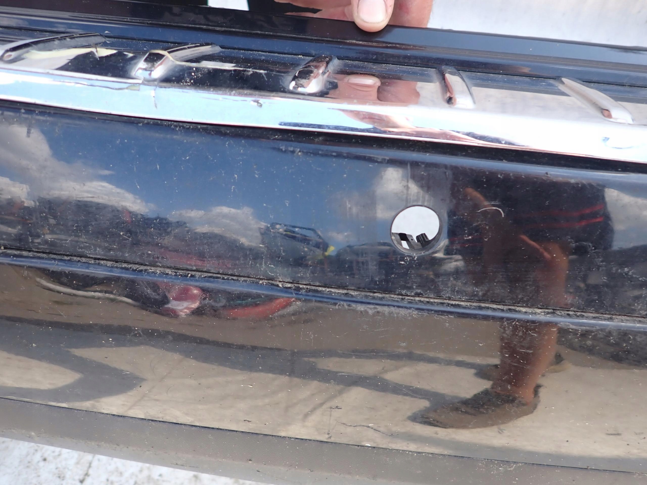 VW TOUAREG II 2 10-14 bumper rear part rear PDC