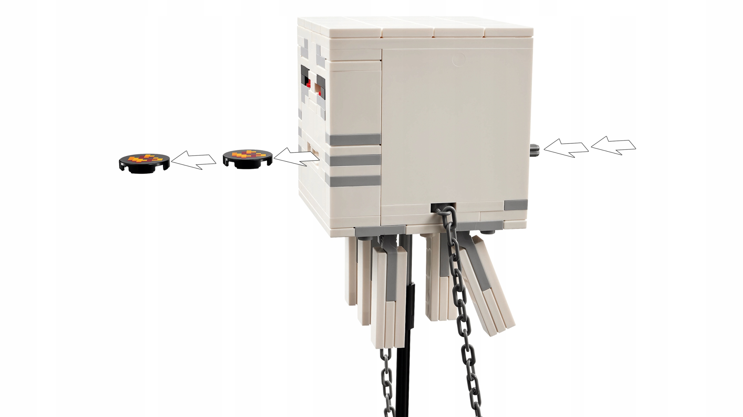 KLOCKI LEGO MINECRAFT 21273 ATAK BALONOWEGO GHASTA NA WIOSKĘ FIGURKI ZESTAW Marka LEGO