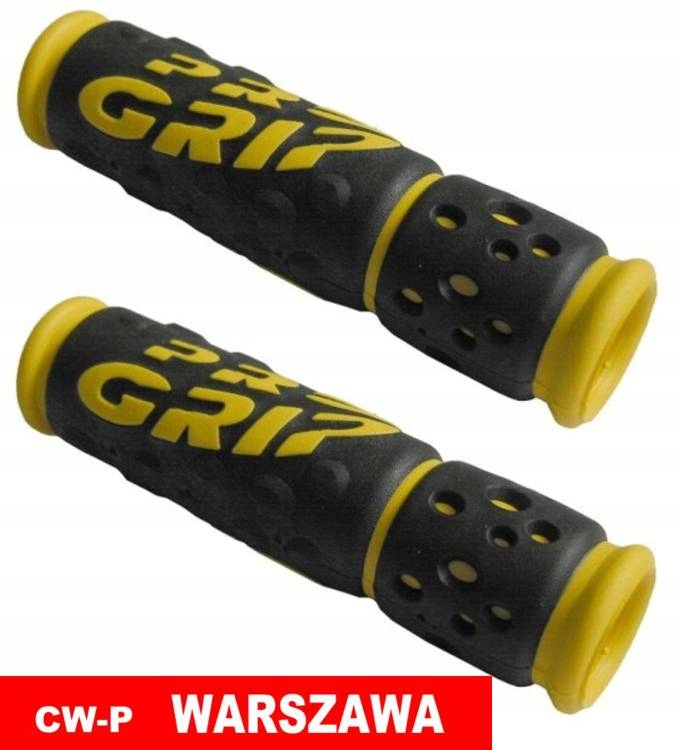 Chwyty kierownicy gripy 120 mm ŻELOWE PROGRIP Yellow do BMX i MTB Marka ProGrip