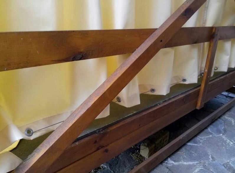 Kółka do linki na dole zasłony