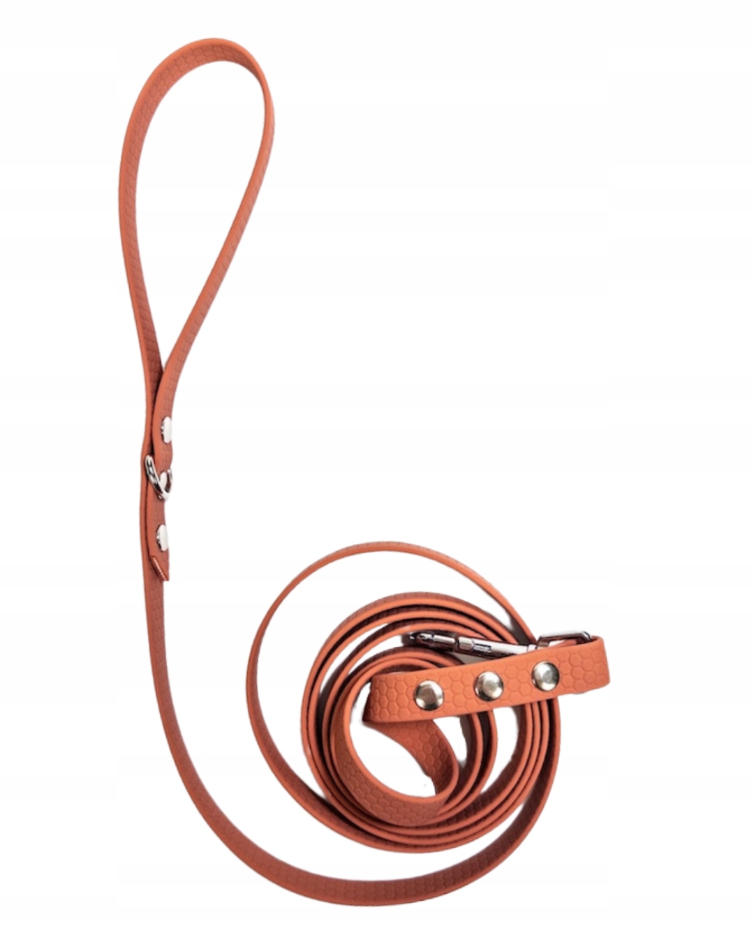 Levně odolné vodítko pro výcvik psů 5 m stříbrné kování meruňka