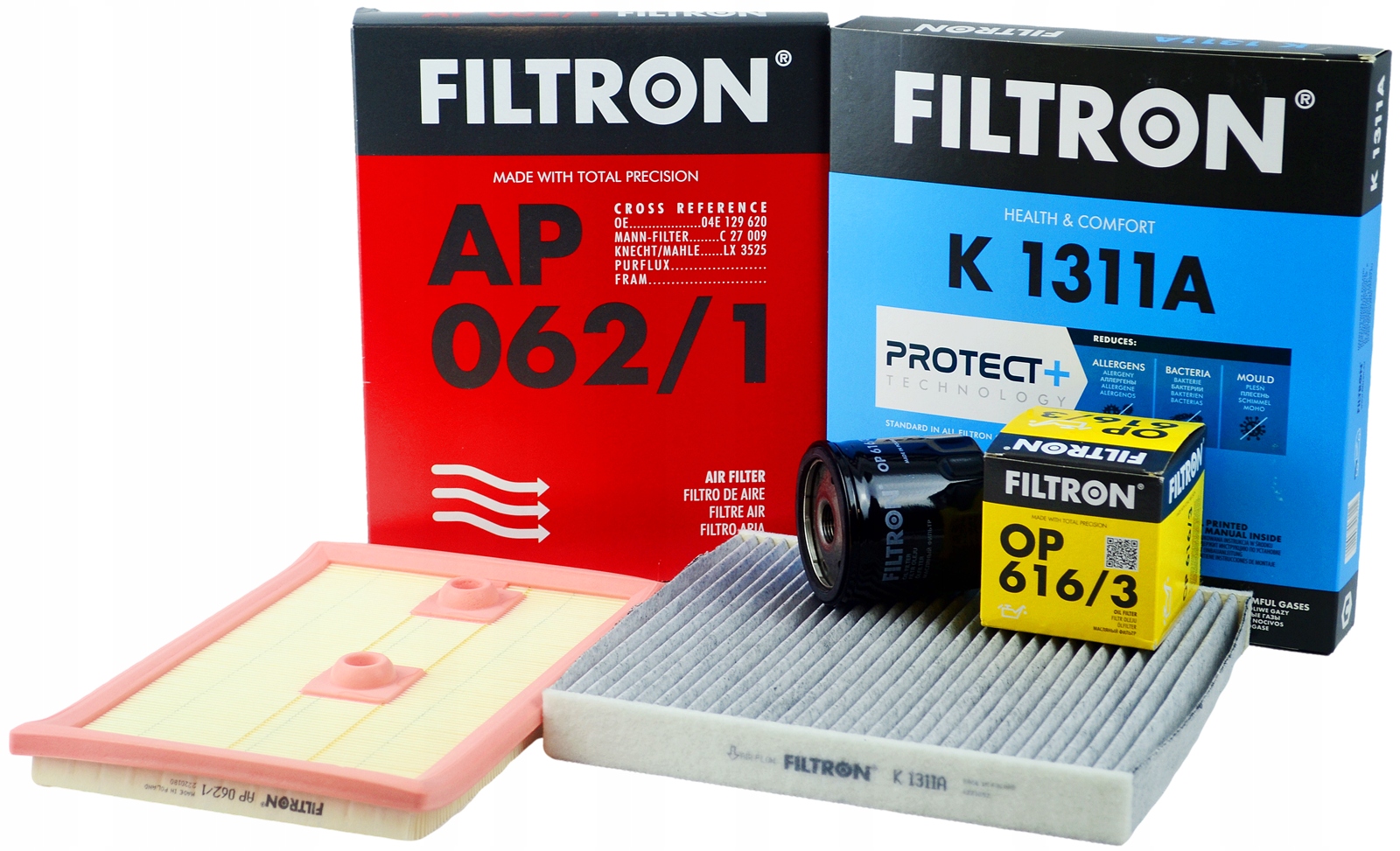 

Filtron Komplet Filtrów Vw Golf 7 VII 1.2 1.4 Tsi