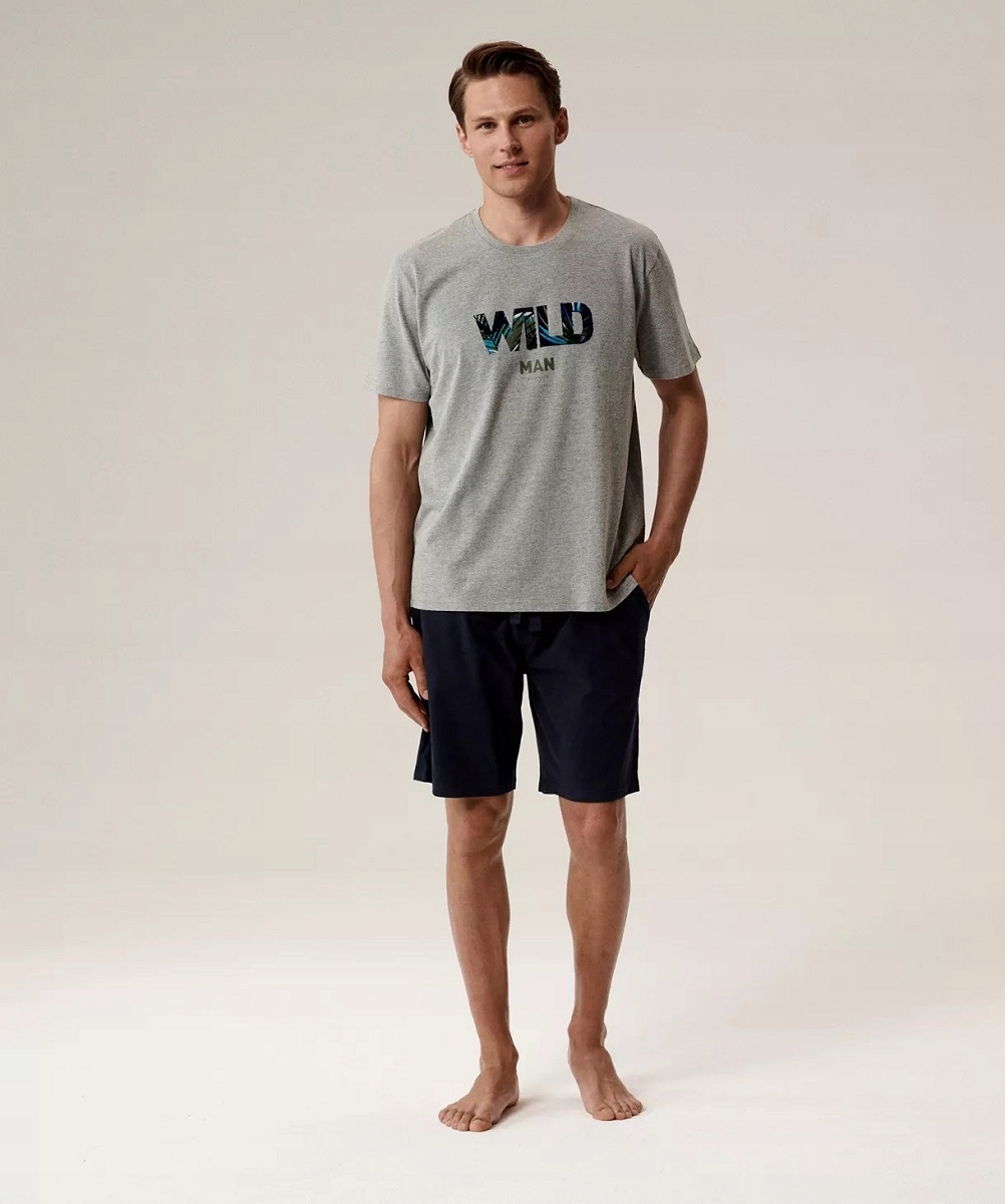 Pánské Pyžamo Atlantic NMP396/ŠM/HRA/L