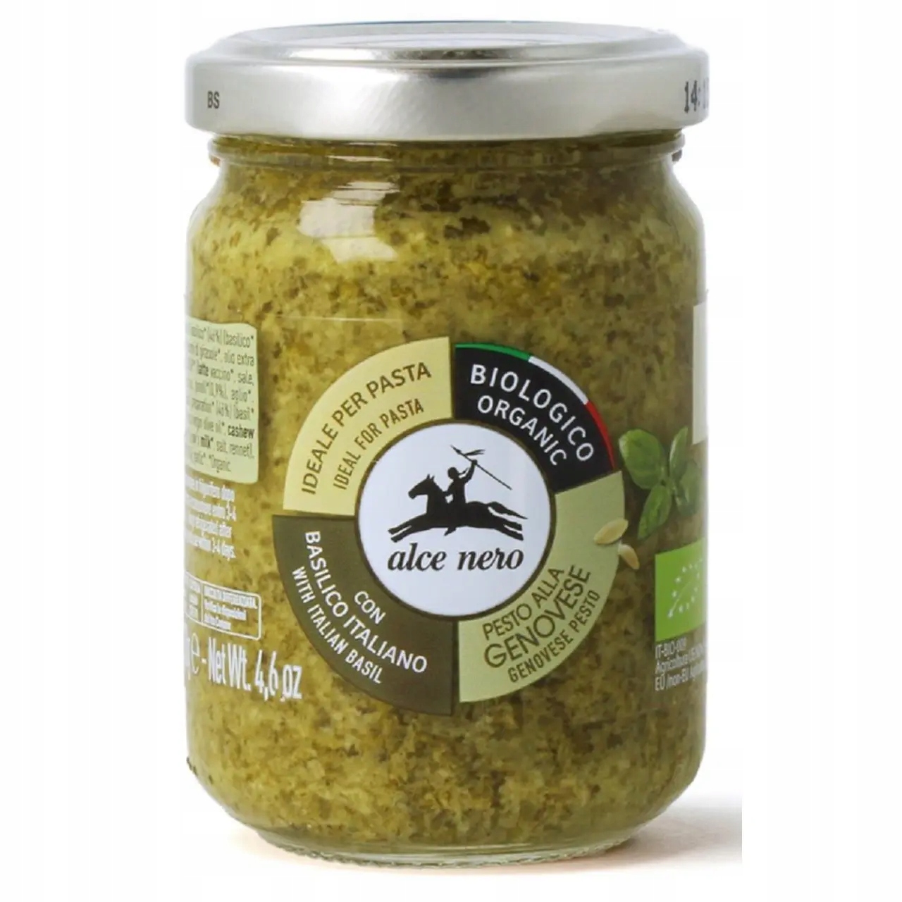 Pesto Genovese (omáčka Omáčka) Bio 130 g Alce Nero