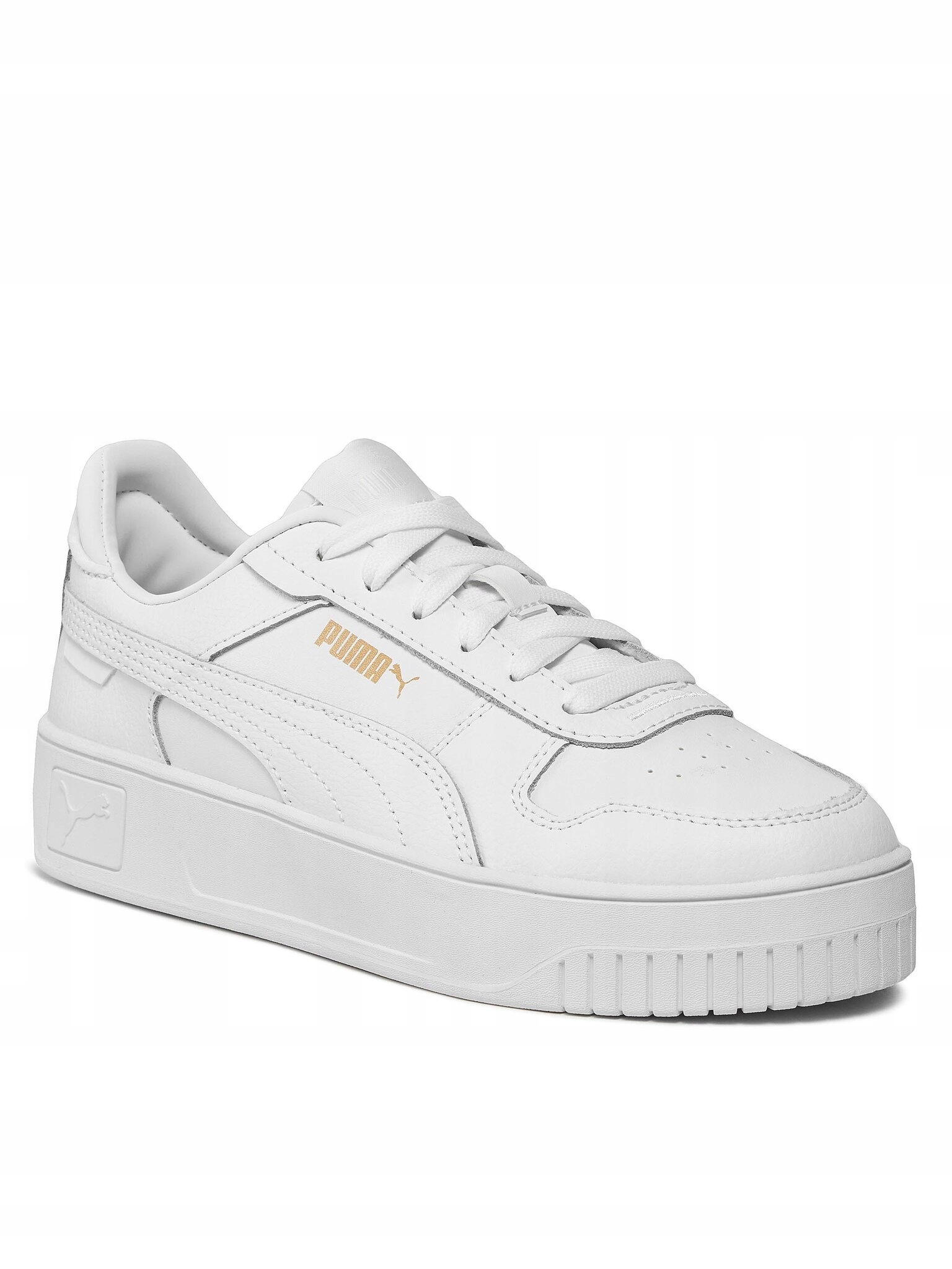 Puma Carina Street Dámské Boty Bílé S Koženým Logem 39 6OA