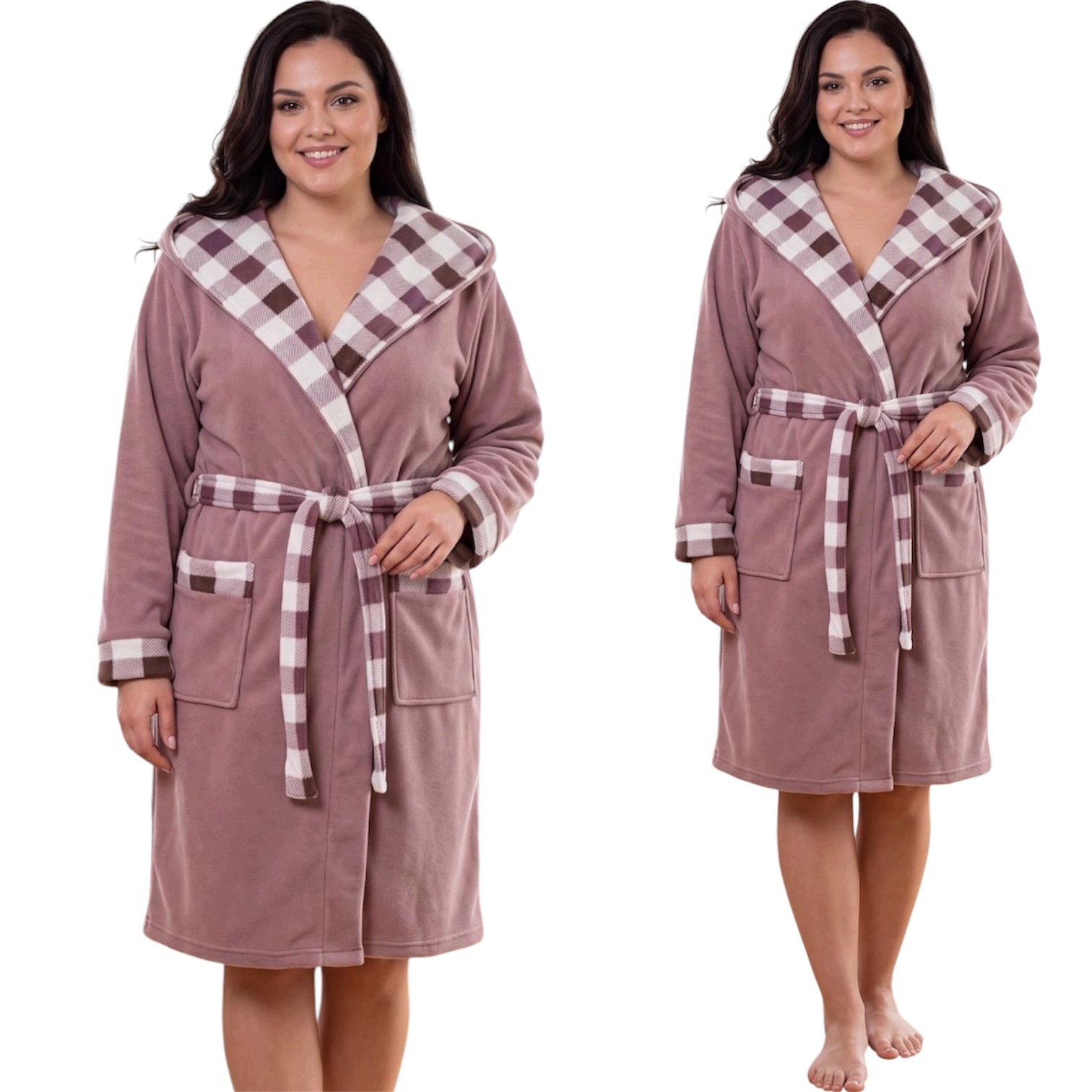 Dámský Župan Plus Size Polar Morella