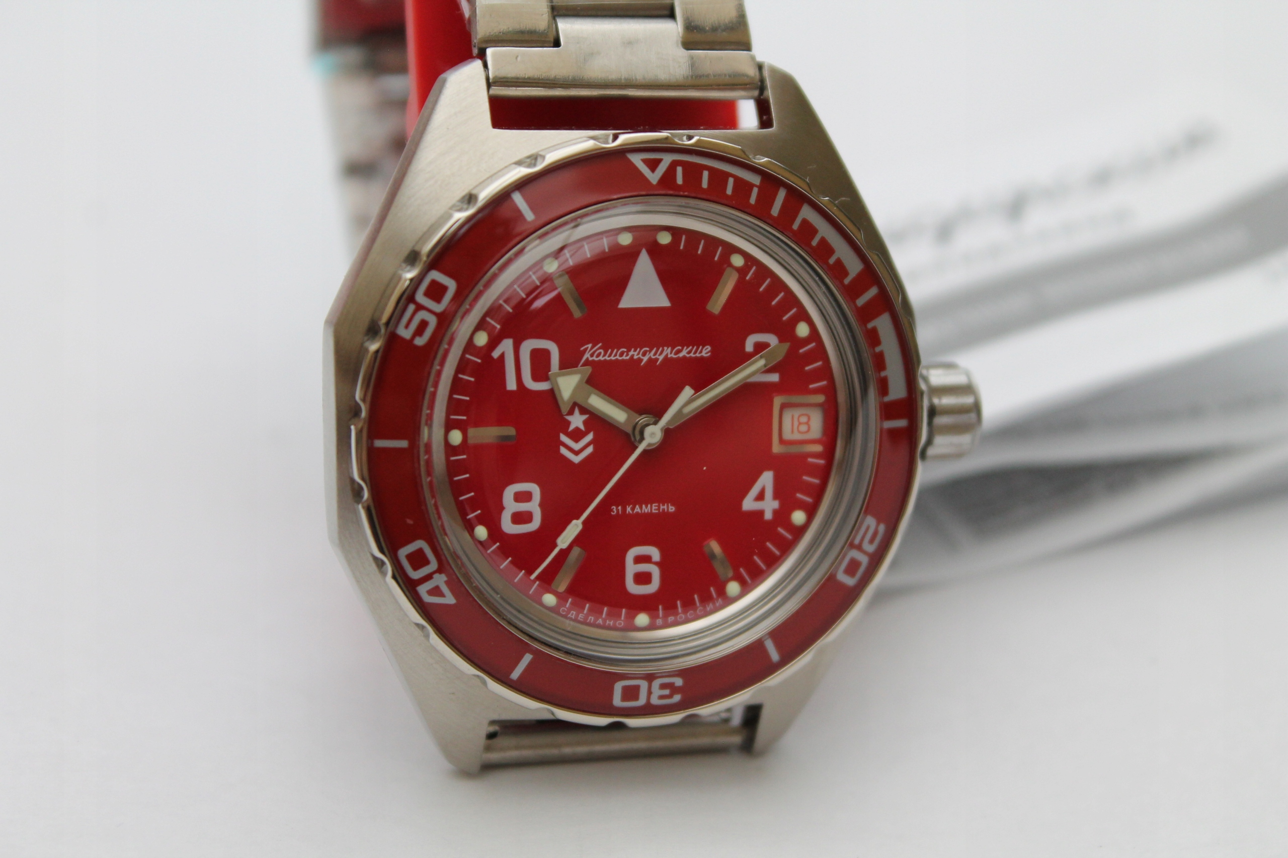 Wostok Vostok K-65 Ocel Automat 200 m Nový 650841