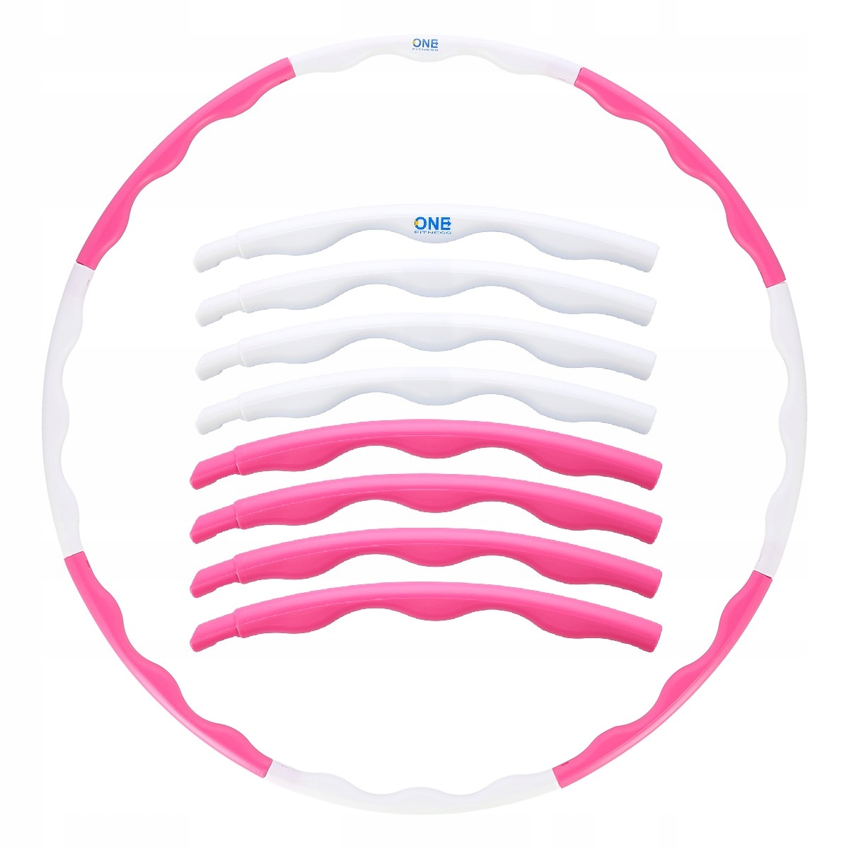 ODCHUDZAJĄCE HULA HOP KOŁO 90 cm SKŁADANE MASAŻ