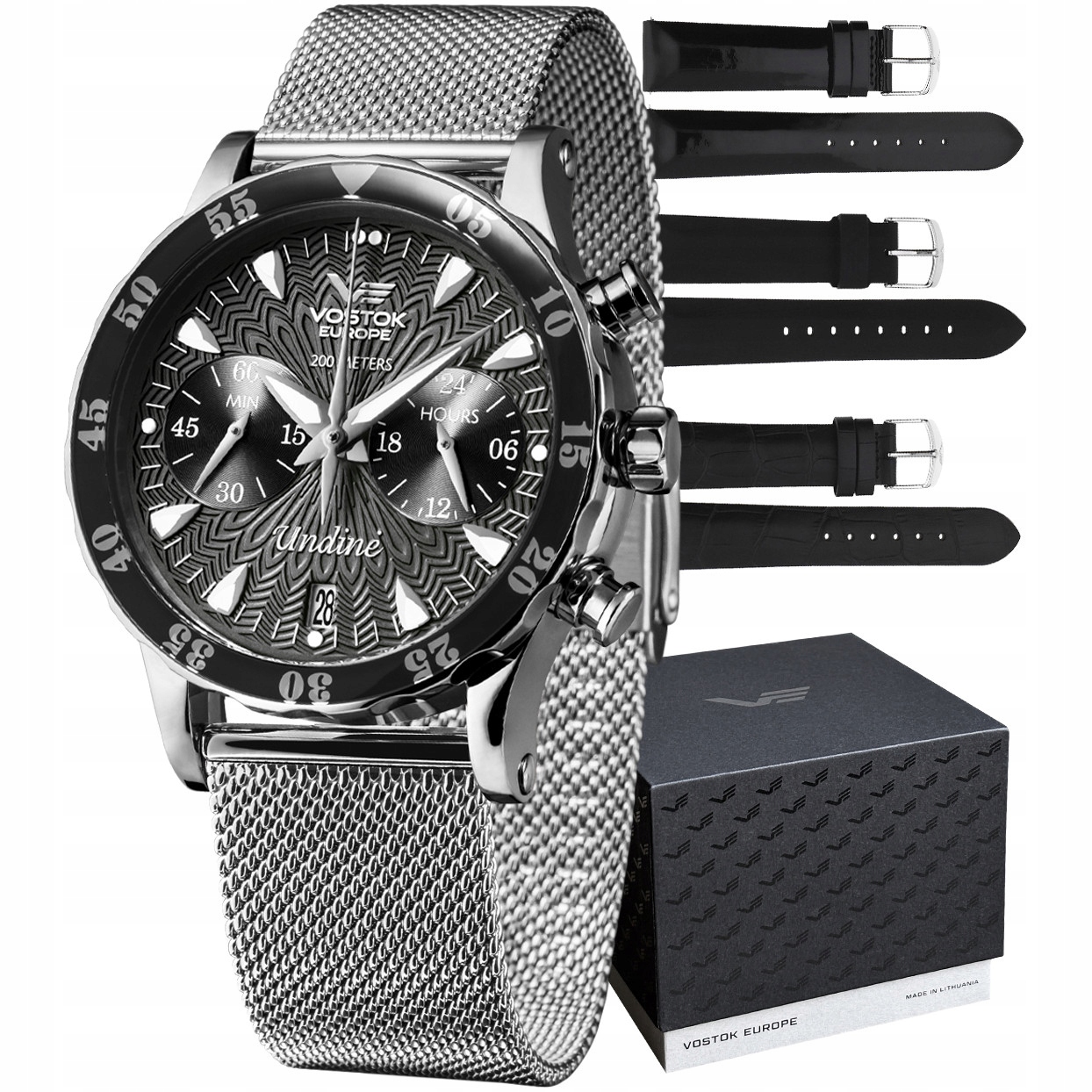 Dámské hodinky Vostok Europe VK64-515A523B stříbrné