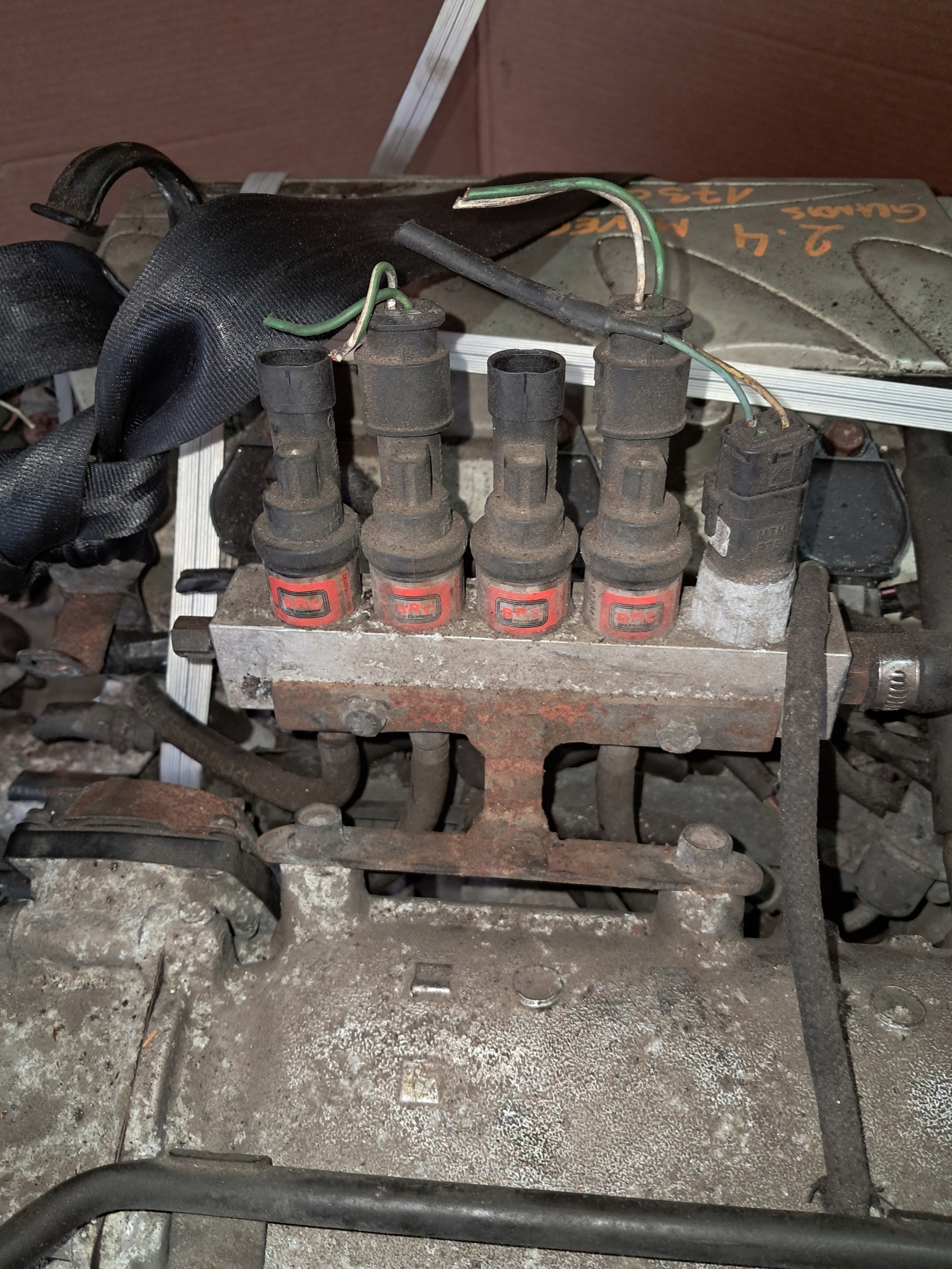 engine 2.4 MIVEC 4G69 complete MITSUBISHI GRANDIS PEWNIAK FILM Z PRACY