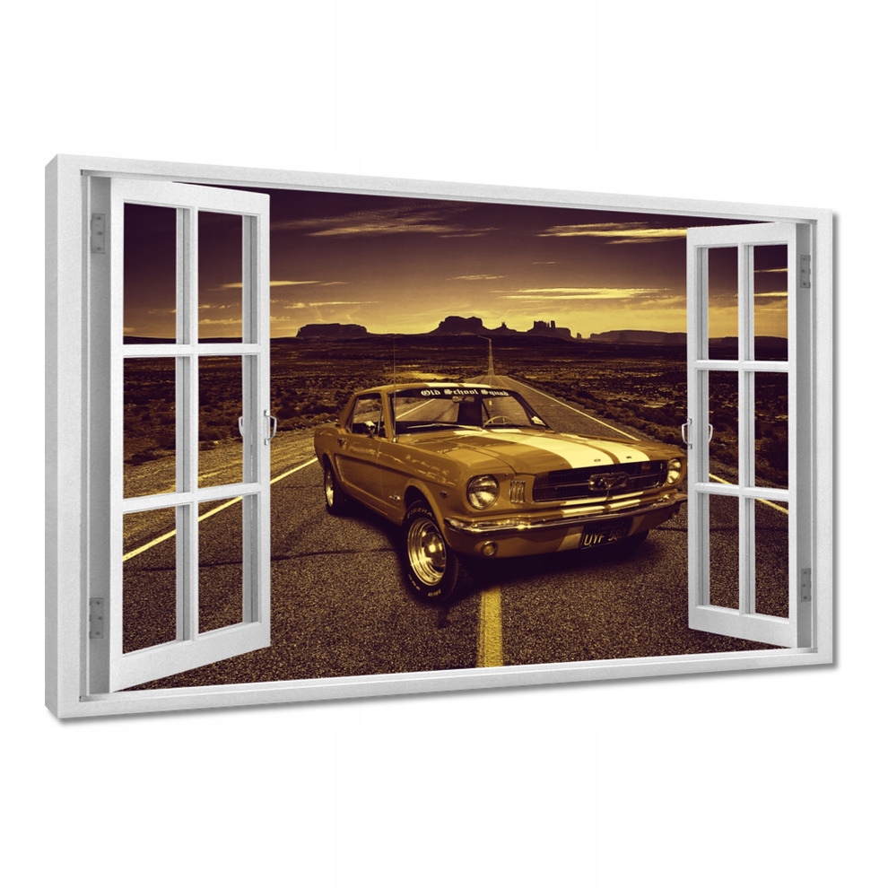 

Obrazy 120x80 Ford Mustang Old school