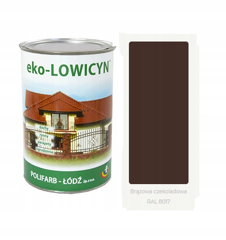 

eko Lowicyn 10l Farba na dach Brąz Czek Ral 8017