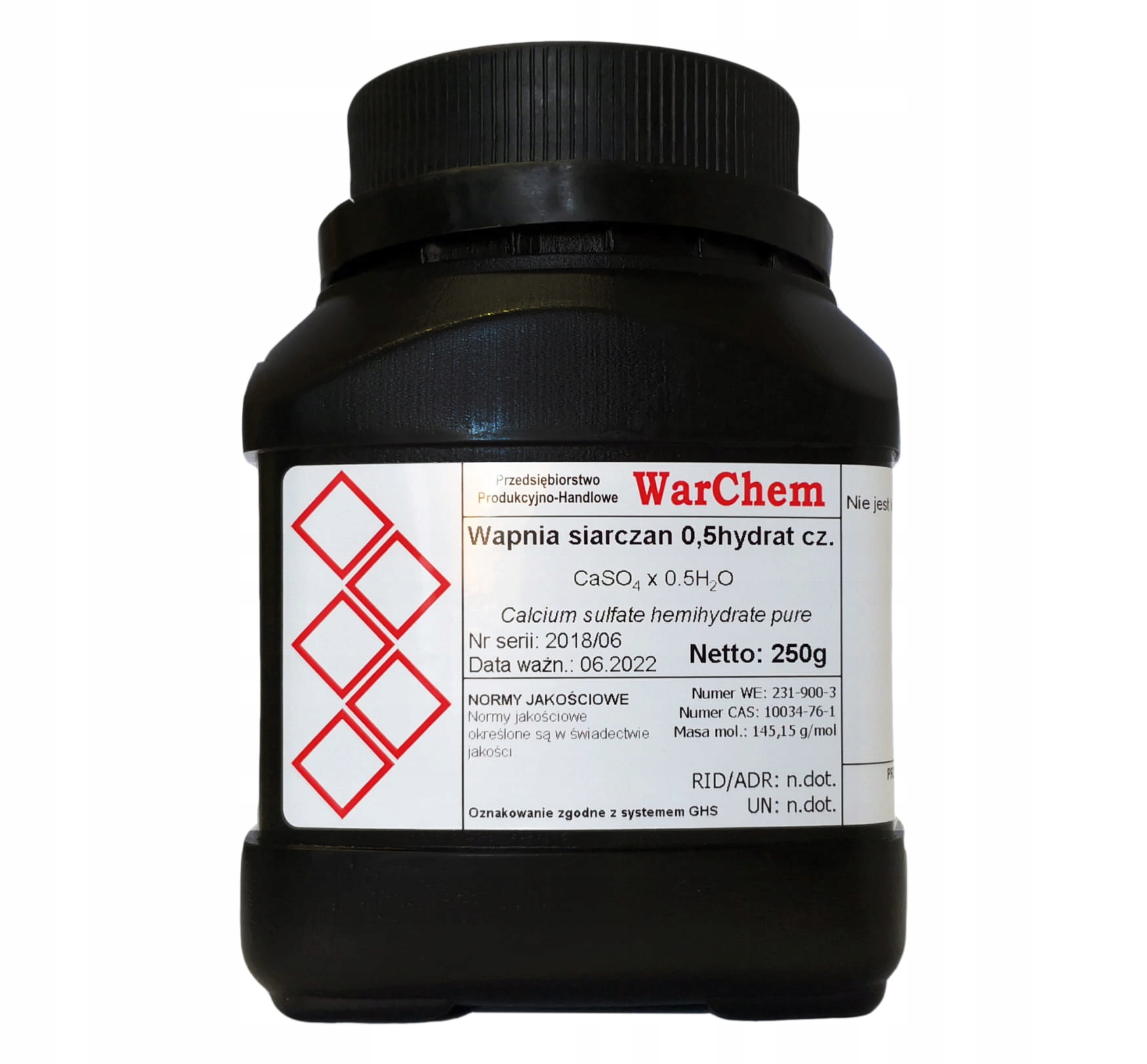 

Siarczan Wapnia 0,5hydrat czysty 250g