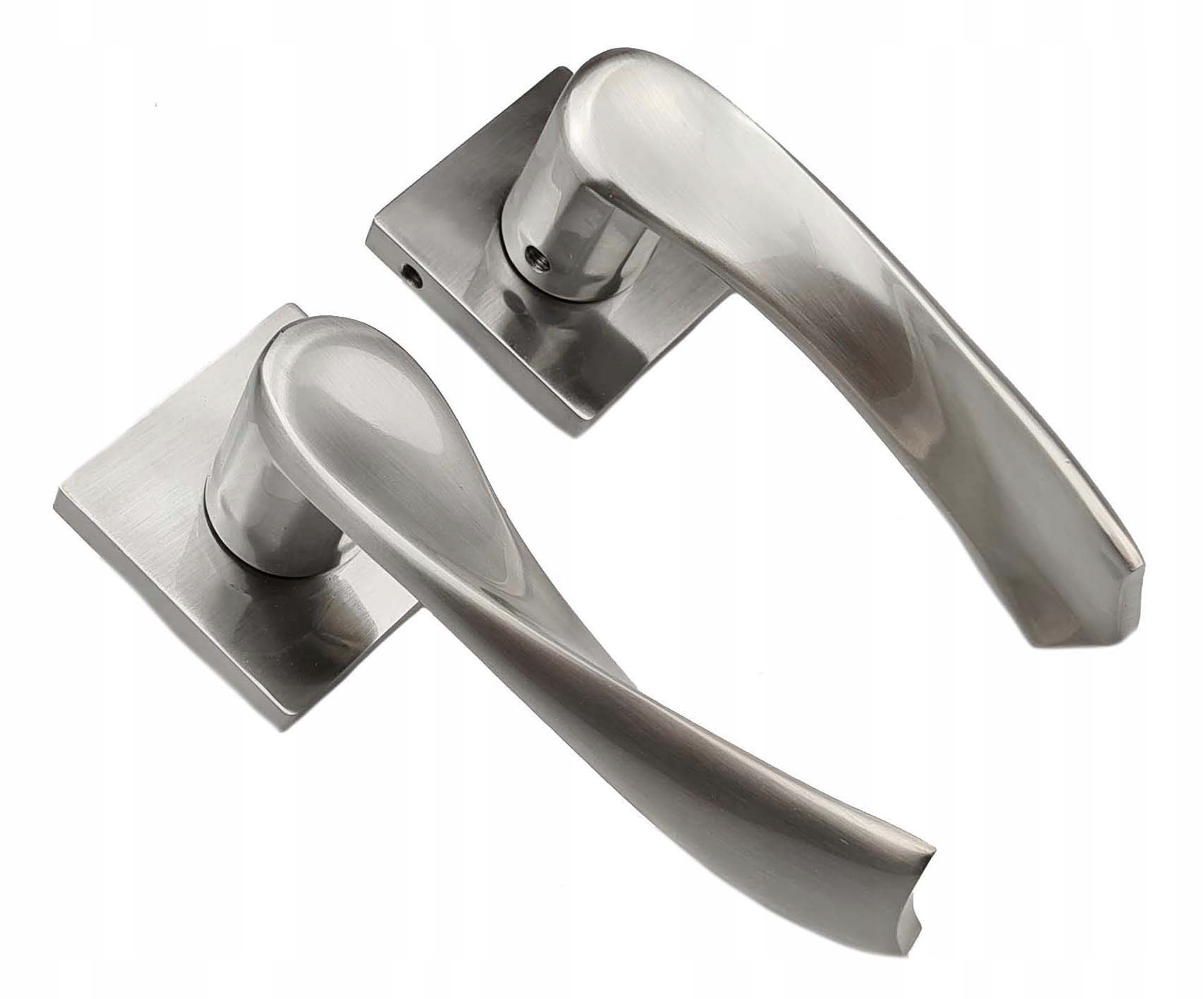 KLAMKA DRZWIOWA CARMEN DZIELONY SZYLD SATYNA Marka Gato