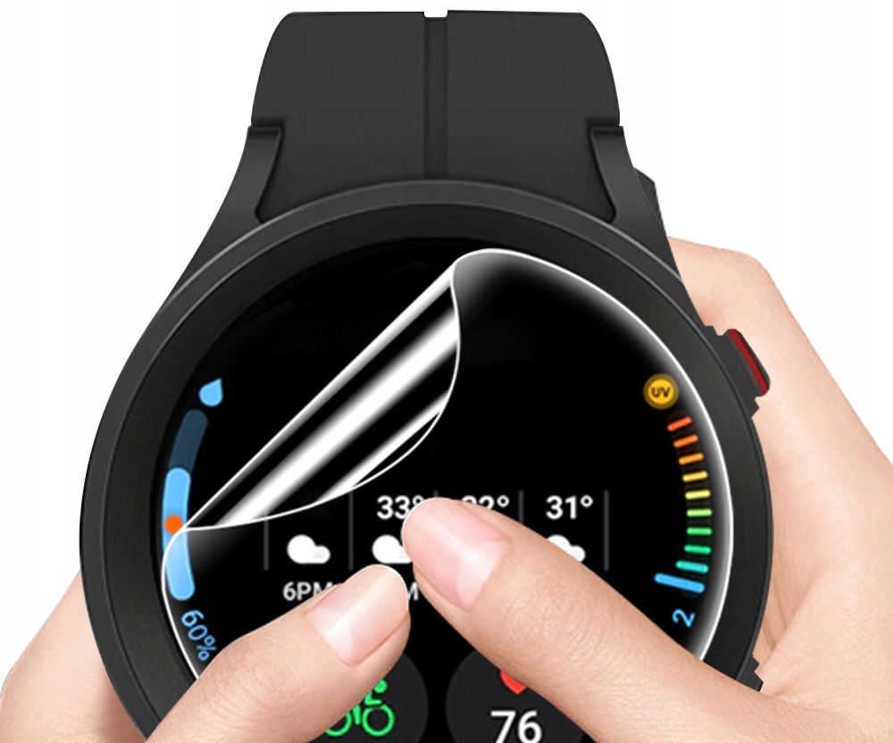 Folia hydrożelowa do Huawei Watch GT 3 46mm Active ochronna na ekran 3x Stan opakowania oryginalne