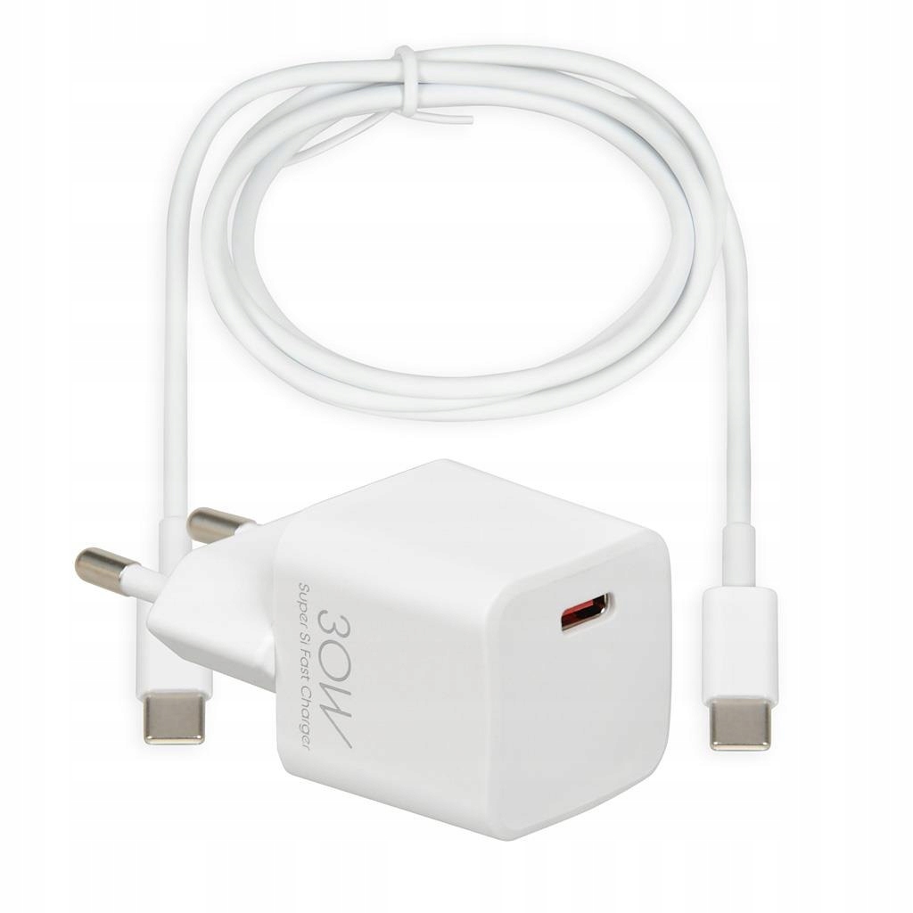 Ładowarka sieciowa iBOX C-38 Usb-c PD30W, kabel Usb-c