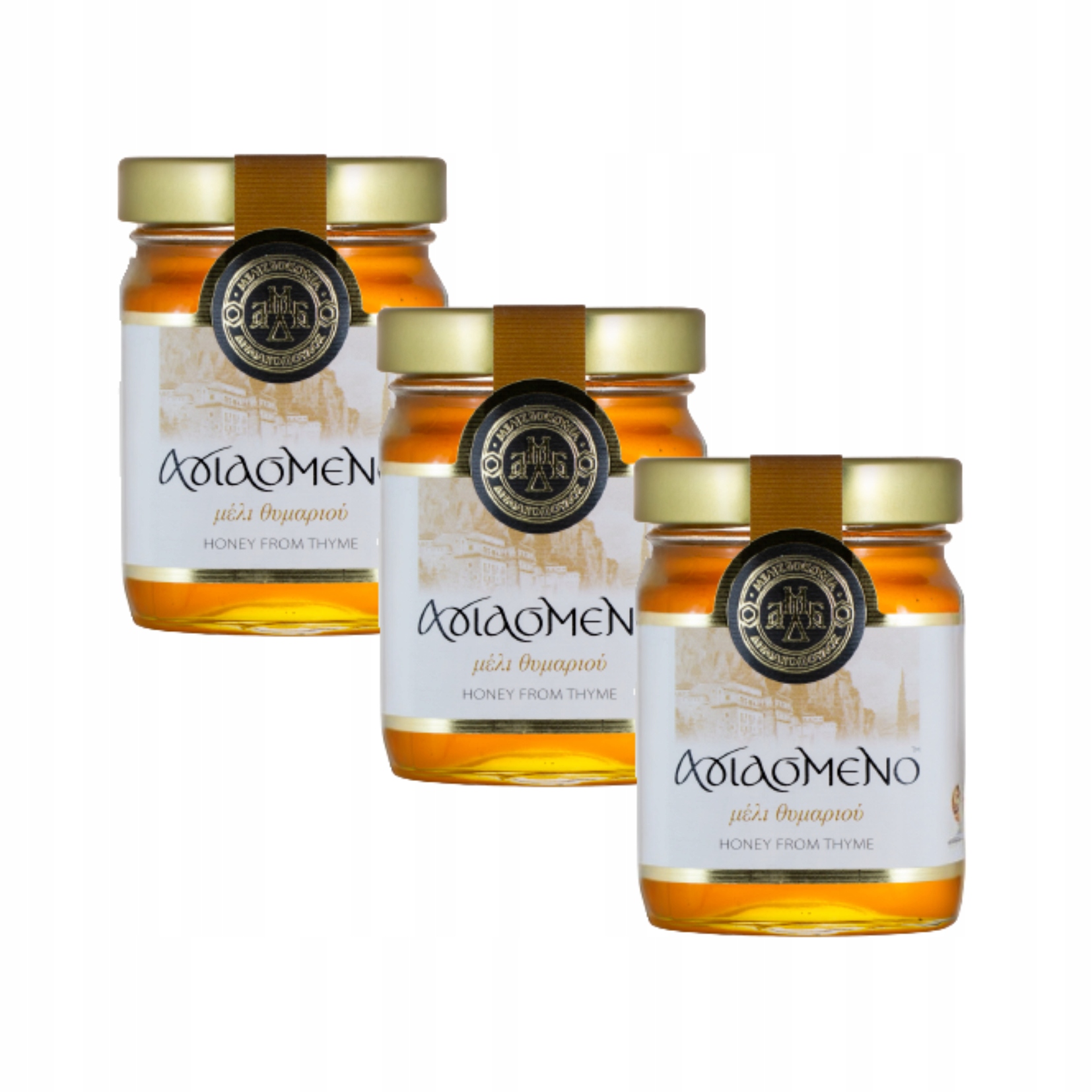 Levně 3 x Řecký tymiánový med Agiasmeno 250 g – nektar z květů tymiánu