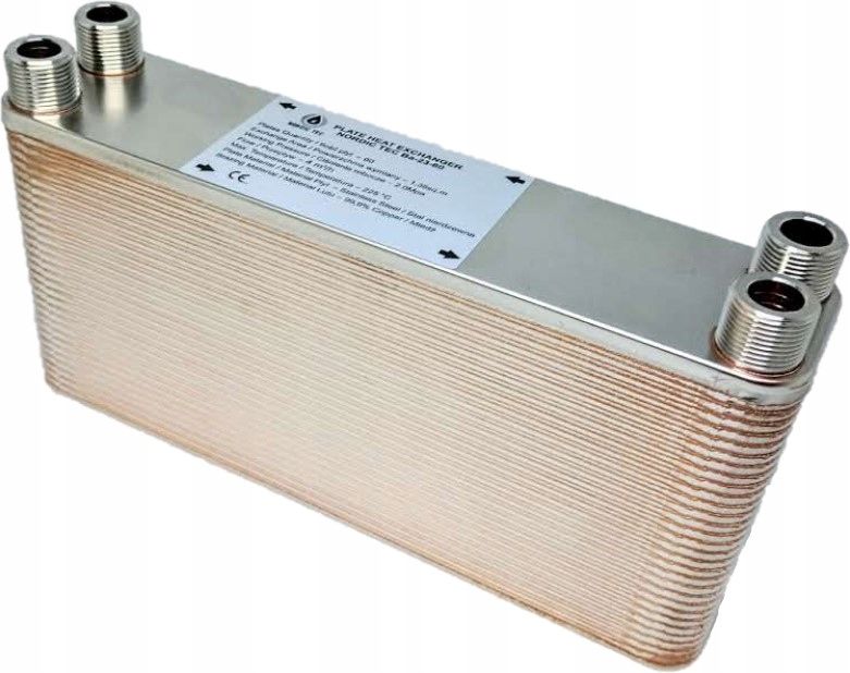 60-deskový výměník tepla 65 kW Nordic Tec 3/4''