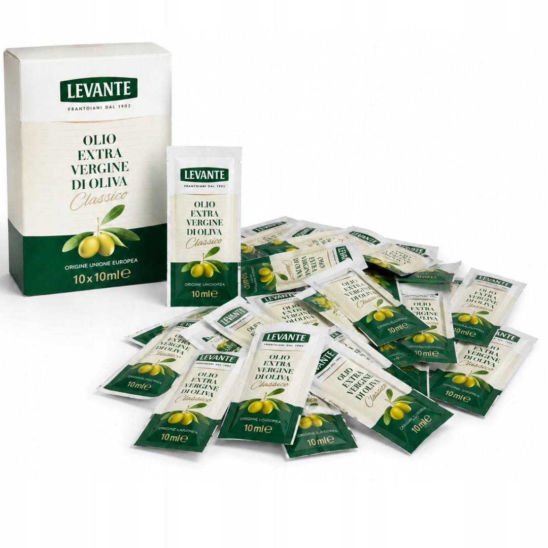 Oliwa z oliwek extra vergine 1 litr monoporcje saszetki 100x10 ml włoska