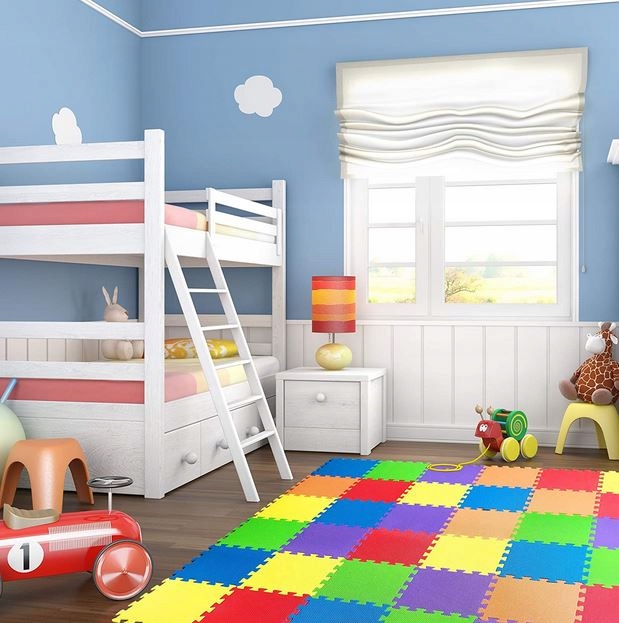 MATA PIANKOWA EDUKACYJNA GRUBA PUZZLE PAINKOWE WIELOKOLOROWE EXTRA JAKOŚĆ Płeć chłopcy dziewczynki