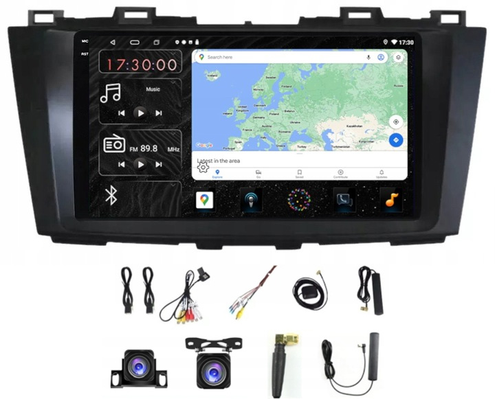Rádio Navigácia Carplay Gps Android Bt Mazda 5 2011-2015 4GB 64GB Sim