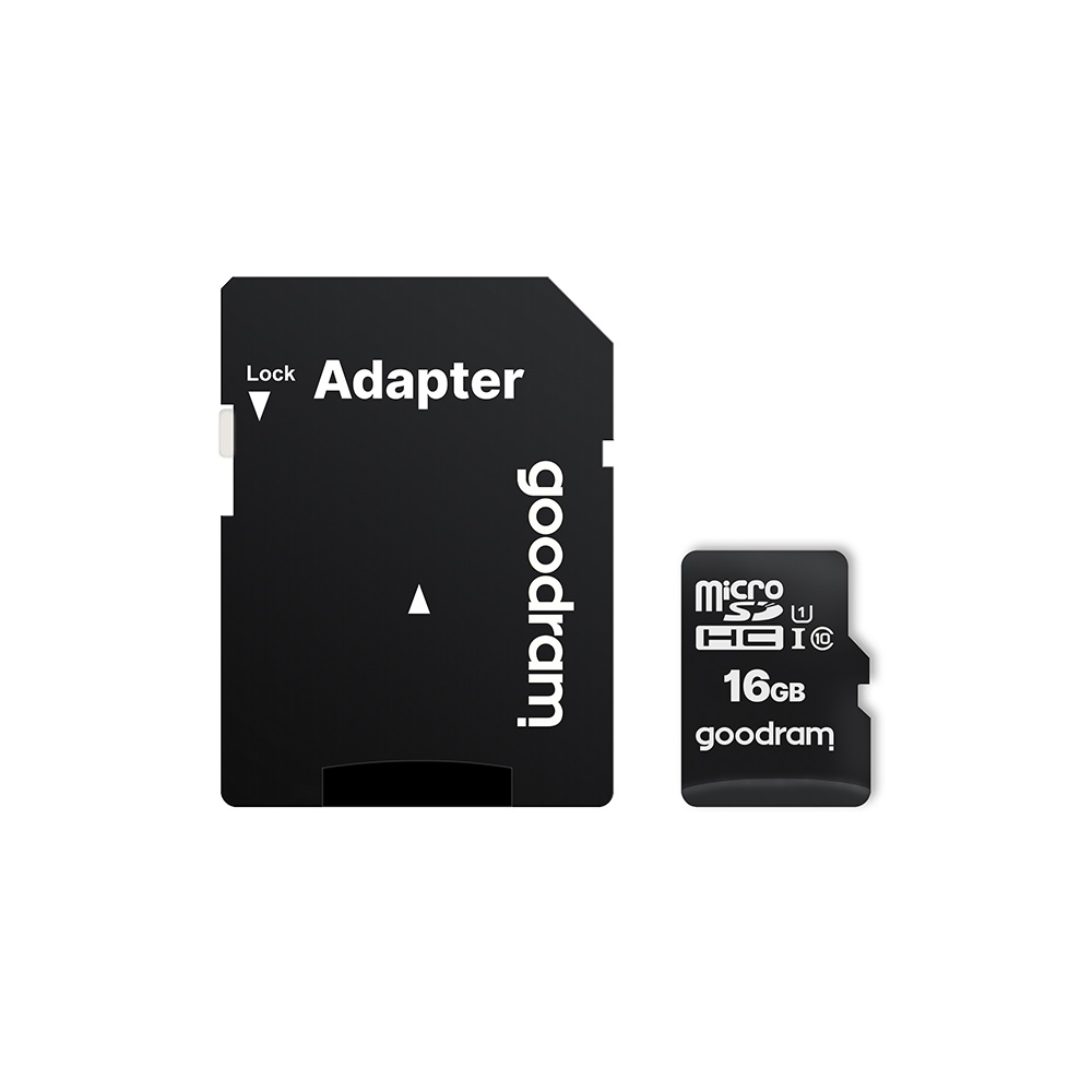 GoodRam karta pamięci 16GB microSDHC kl. 10 Uhs-i adapter