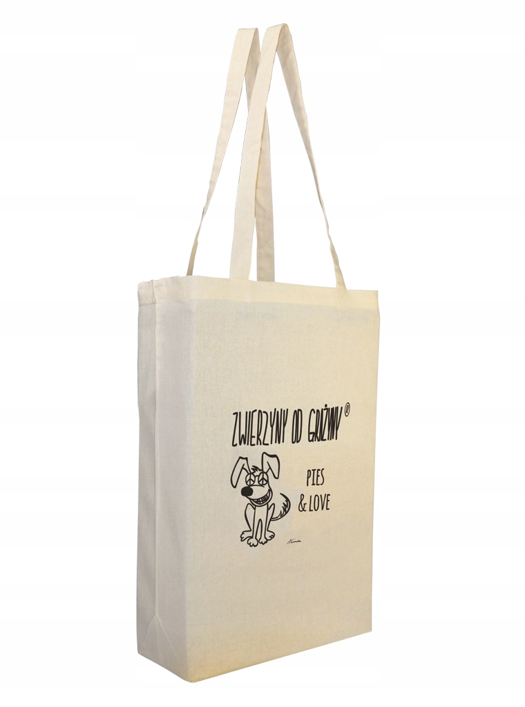 Torba GRAŻYNA na zakupy 100% BAWEŁNA - DUŻA