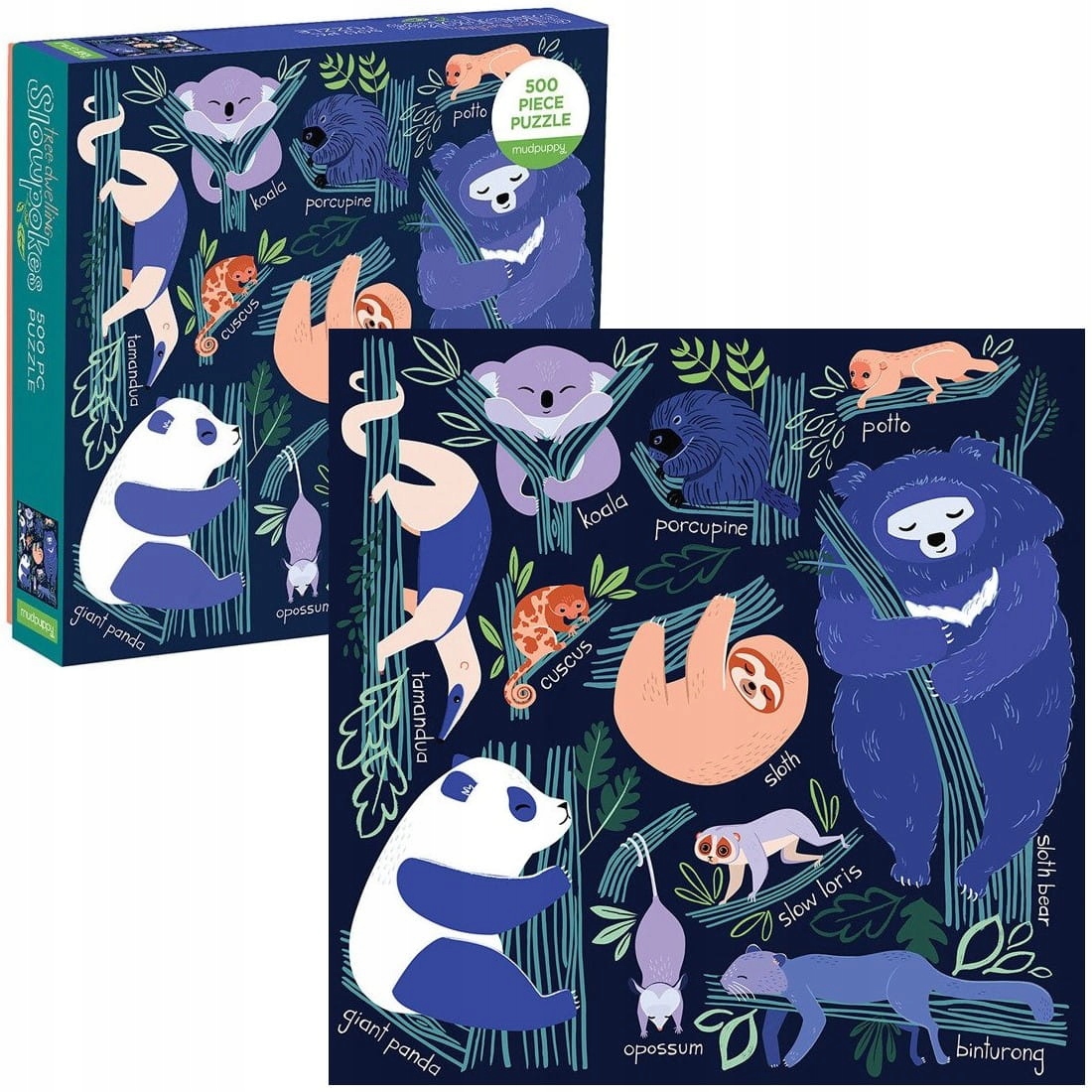 

Puzzle Rodzinne Drzemka w Drzewach 500 el Mudpuppy