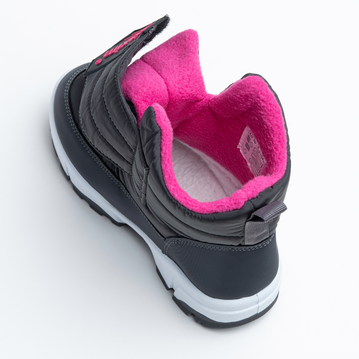 Śniegowce dziecięce OCIEPLANE polar lekkie miękkie na RZEP buty zimowe Axim Długość wkładki wew. 19 cm