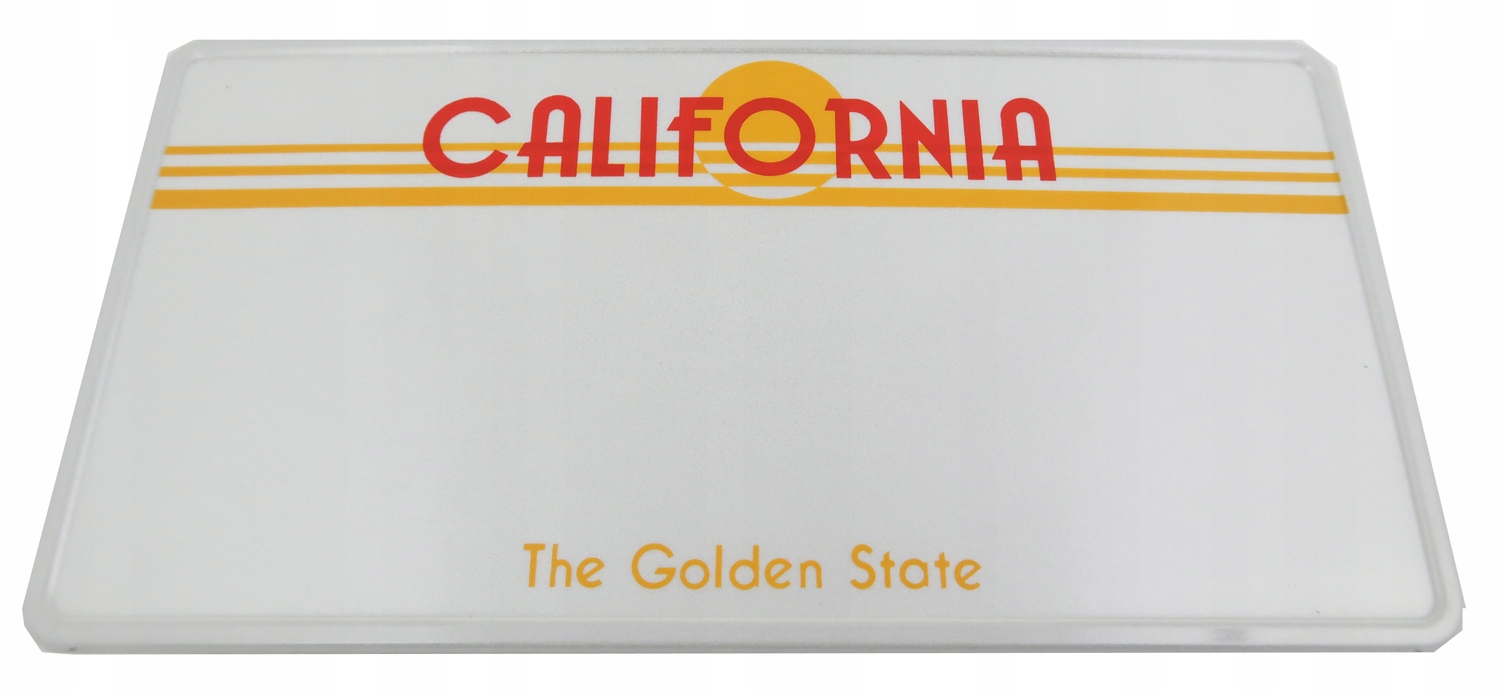 

Amerykańskie tablice rejestracyjne Usa California
