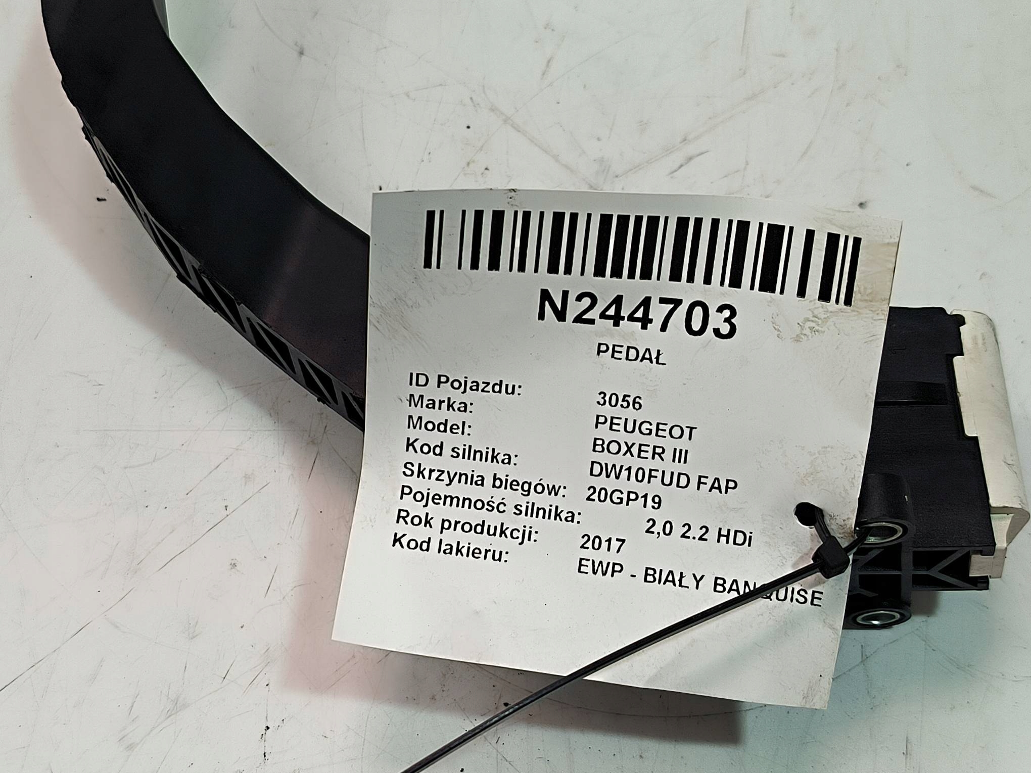 PEDAL PEUGEOT BOXER III