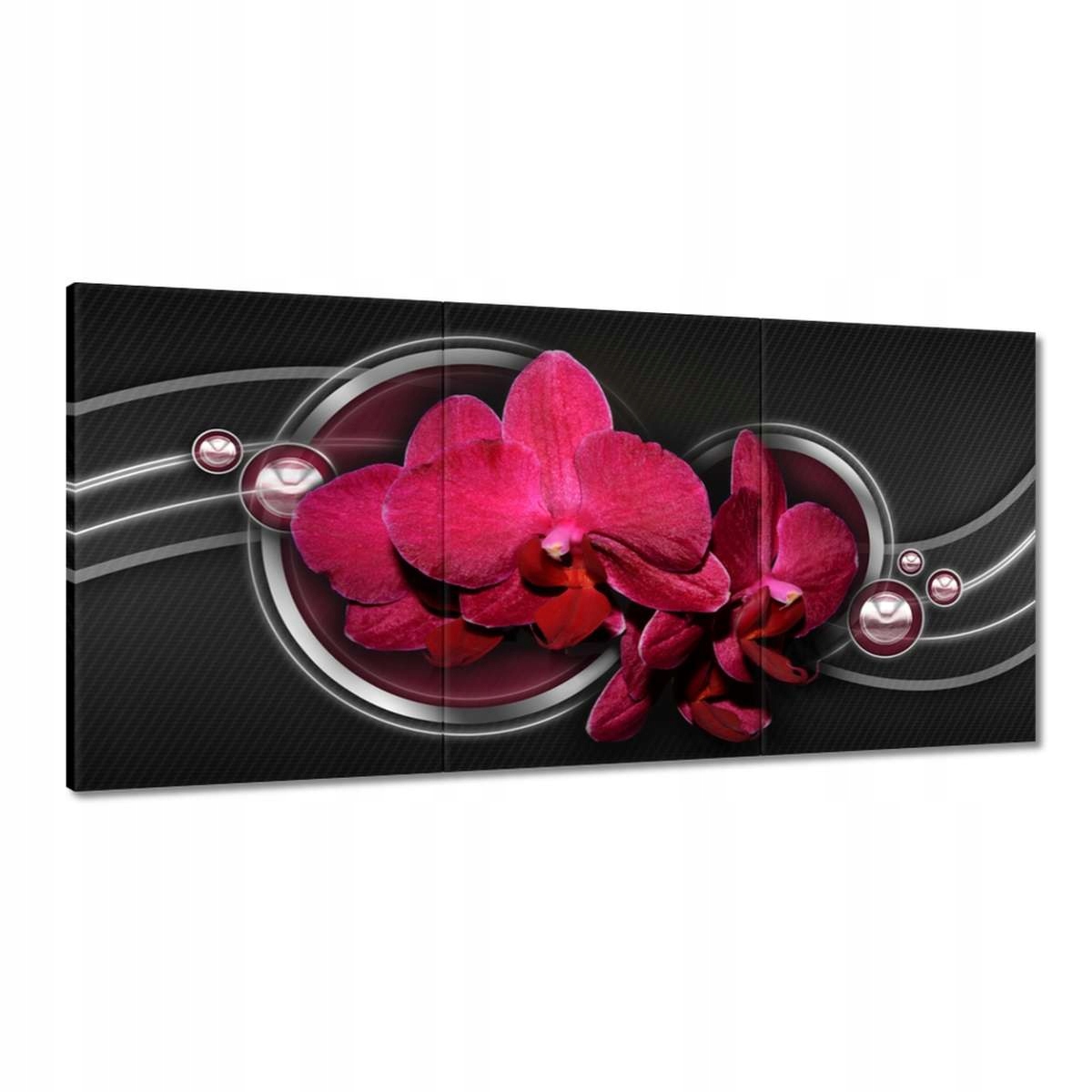 Obrazy 180x90 Orchidea s guličkami