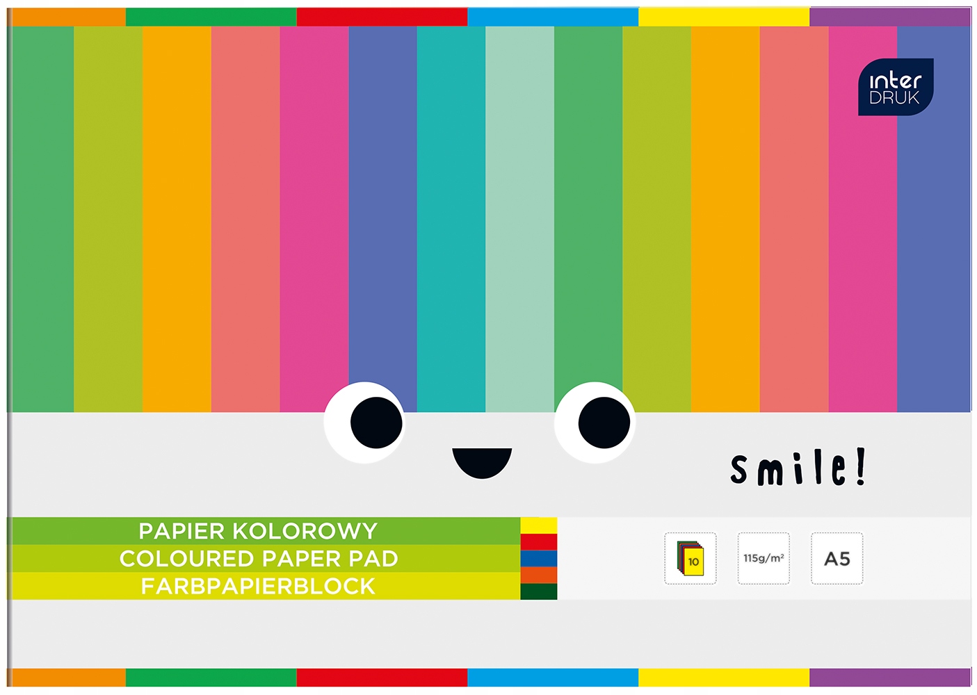 

Zeszyt Papierów Kolorowych A5 10ark 115g Wycinanki