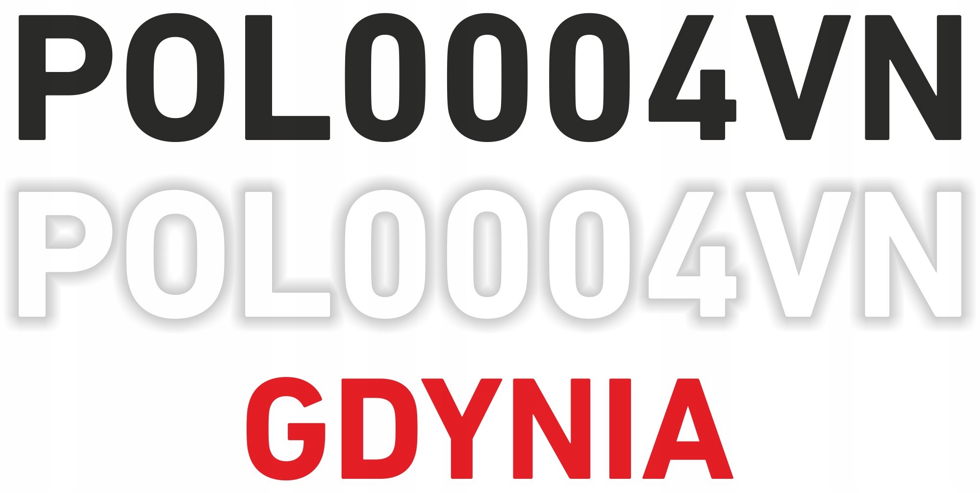 

Numery Wodoodporne Port rejestracyjne łódkę łódź
