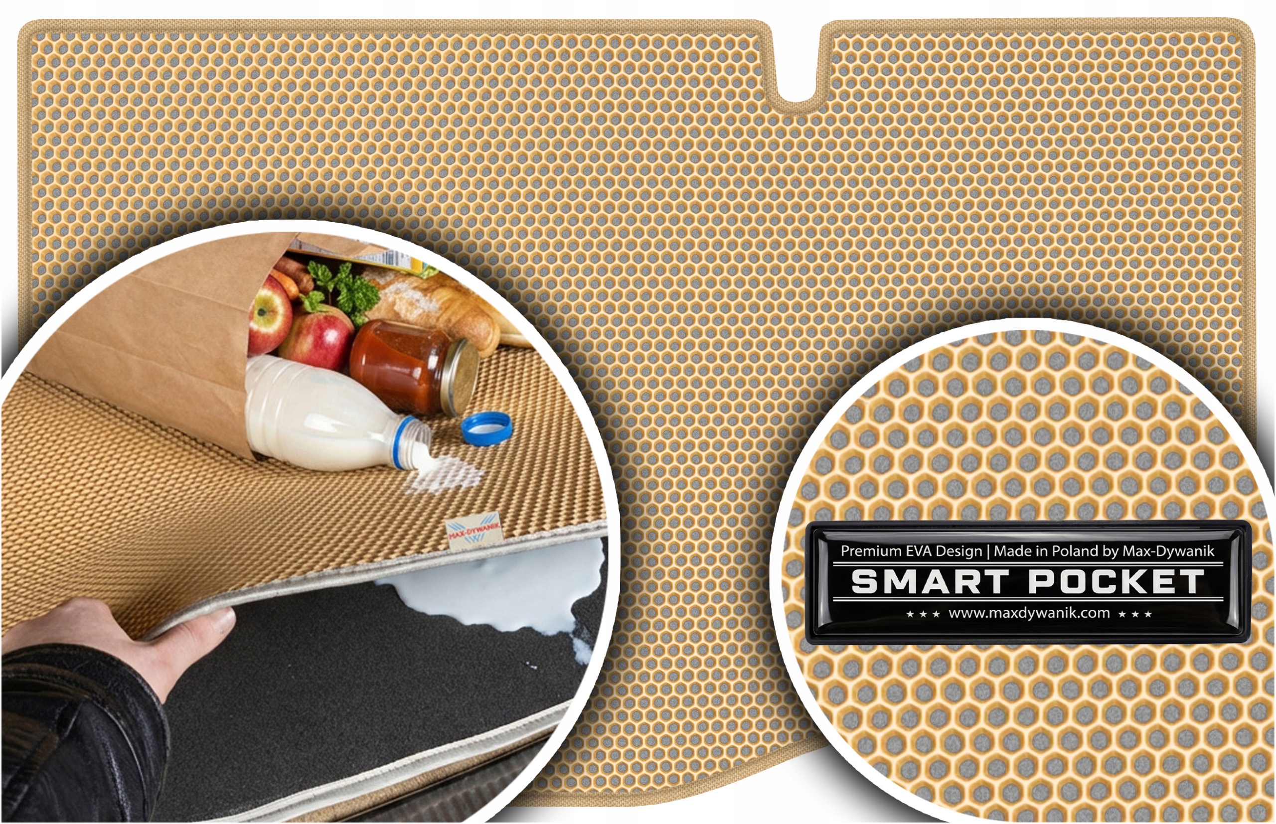Suzuki Swift V Hatchback 2010-2017 Vložka do kufru Eva Smart Pocket Béžová