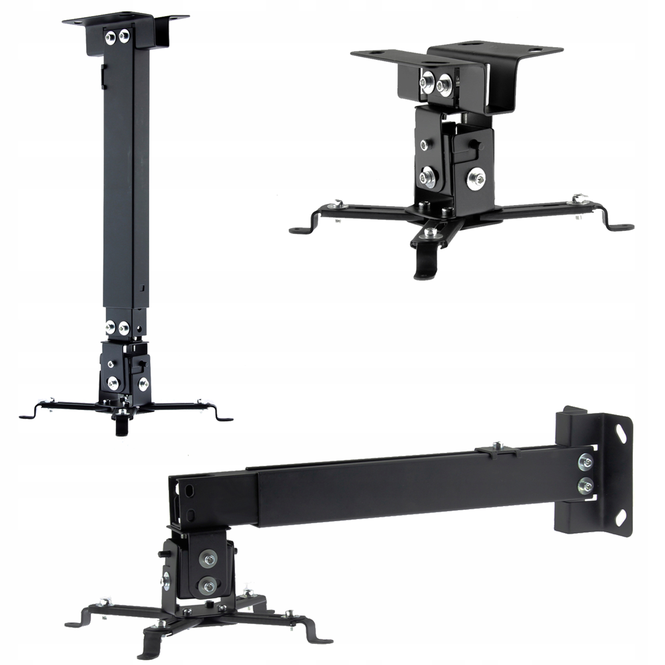 UCHWYT WIESZAK DO PROJEKTORA SUFITOWY ŚCIENNY 3w1 REGULOWANY EAN (GTIN) 5903899922642